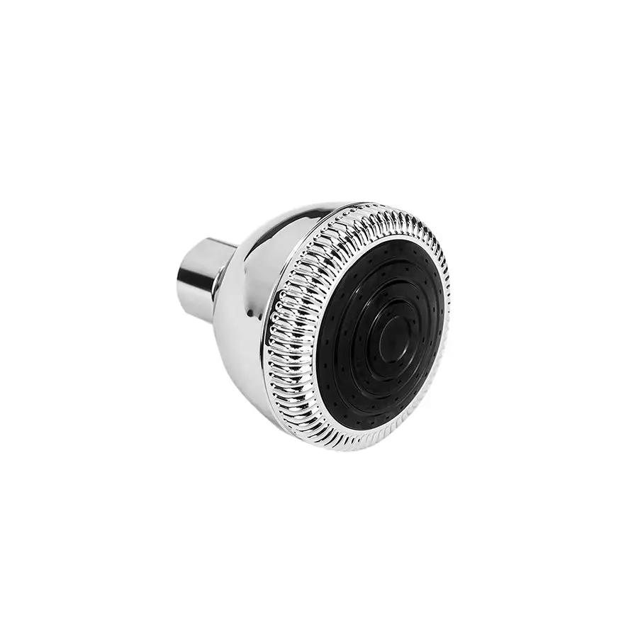 polished chrome shower head