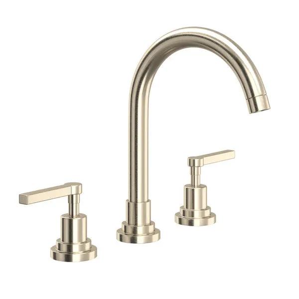Rohl Lombardia Widespread Lavatory Faucet with C-Spout by Rohl