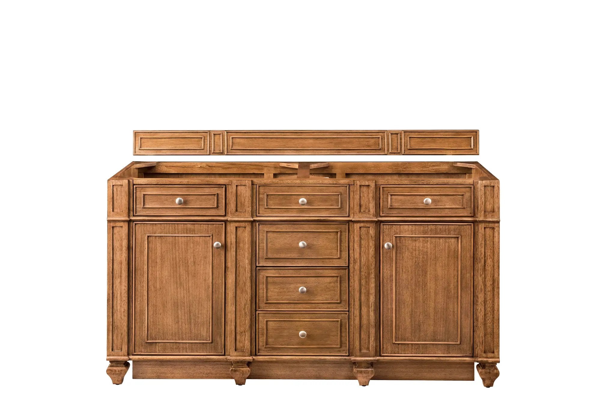 James Martin Bristol 60" Double Vanity Set - Saddle Brown by James Martin Vanities