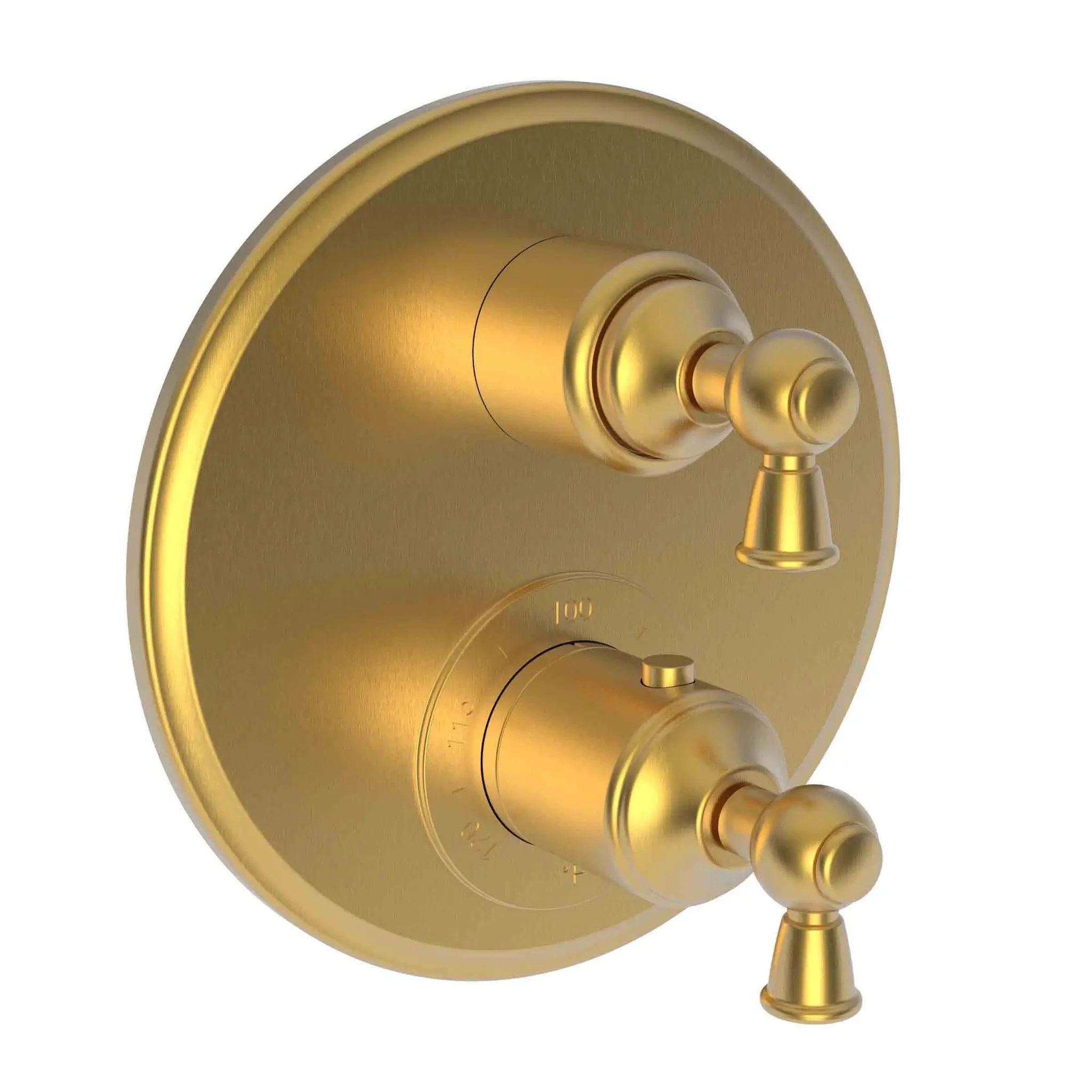 Newport Brass Aylesbury 1/2" Round Thermostatic Trim Plate with Handle by Newport Brass