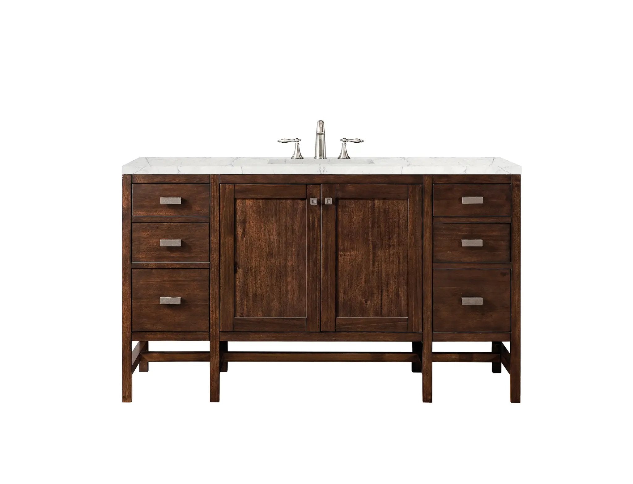 James Martin Addison 60" Single Vanity Set - Mid-Century Acacia by James Martin Vanities
