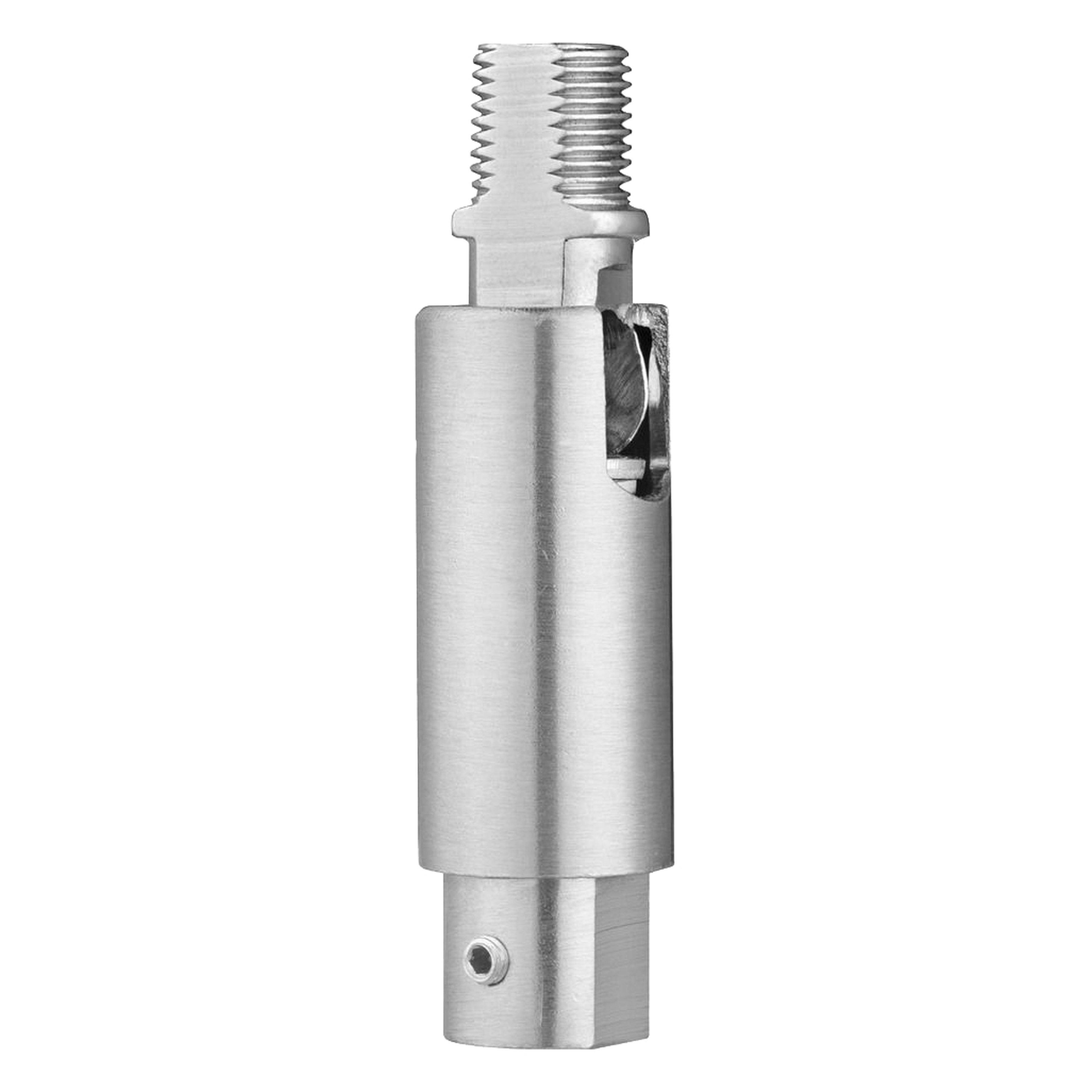 brushed steel celing adapter