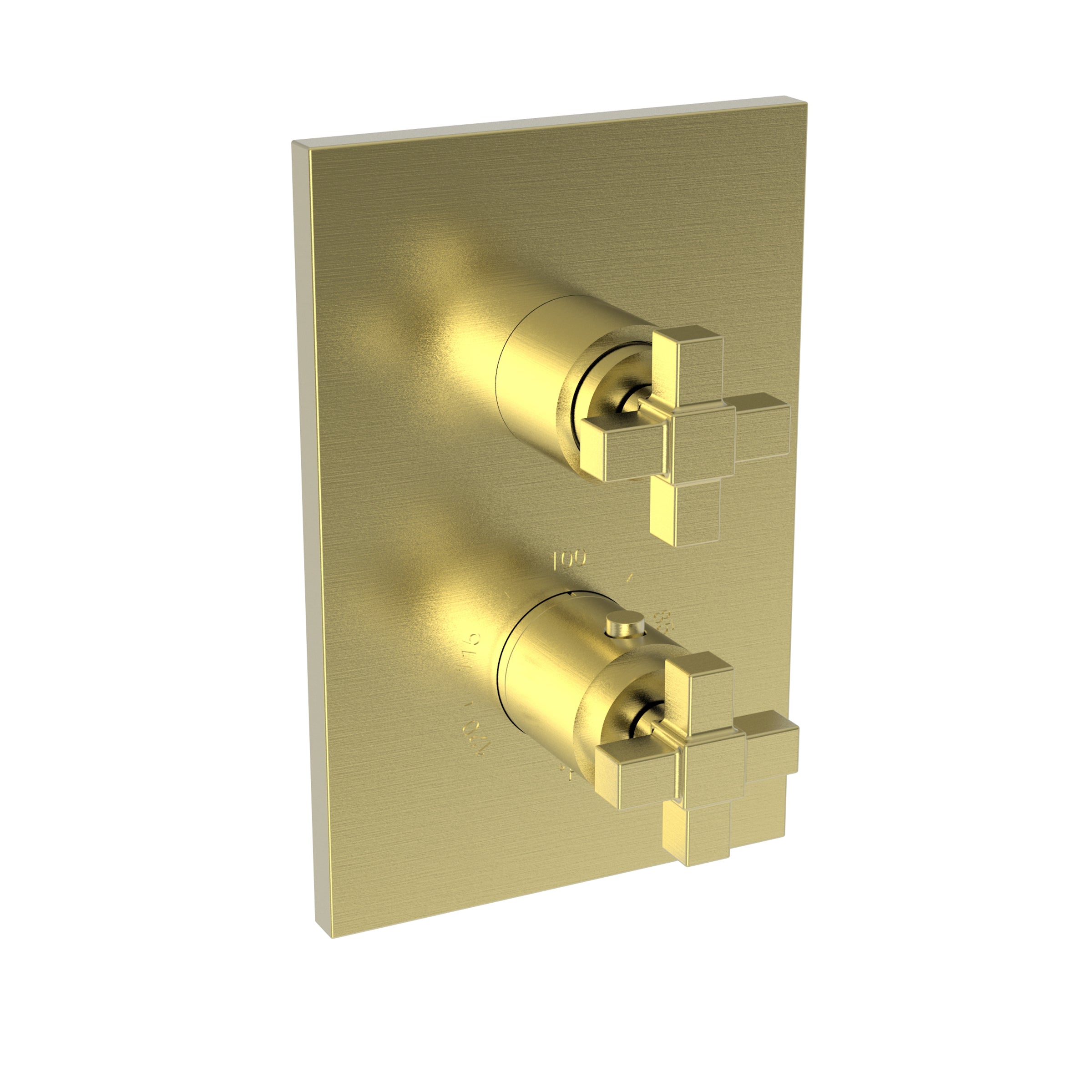 Newport Brass Malvina 1/2" Square Thermostatic Trim Plate with Handle