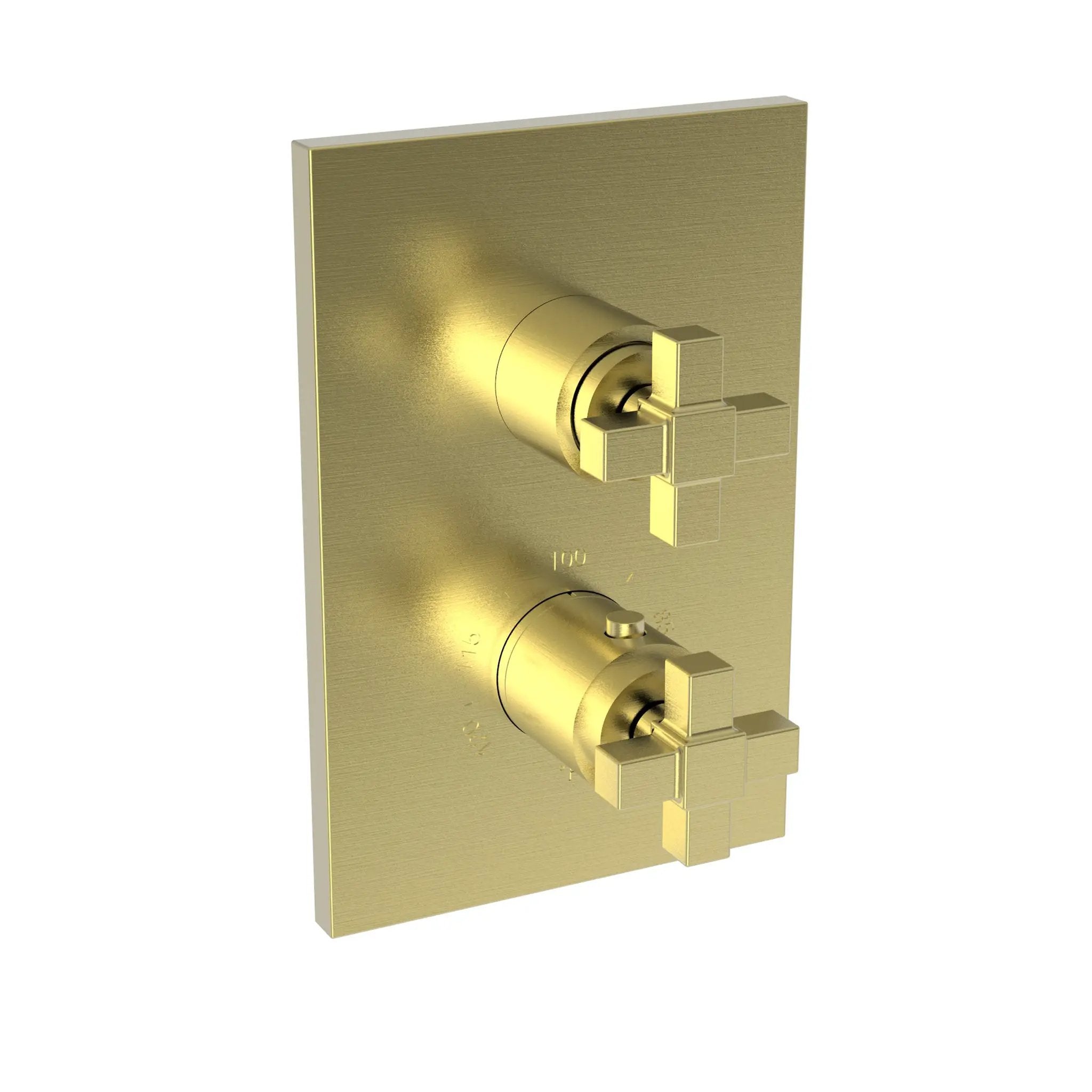 Newport Brass Malvina 1/2" Square Thermostatic Trim Plate with Handle by Newport Brass