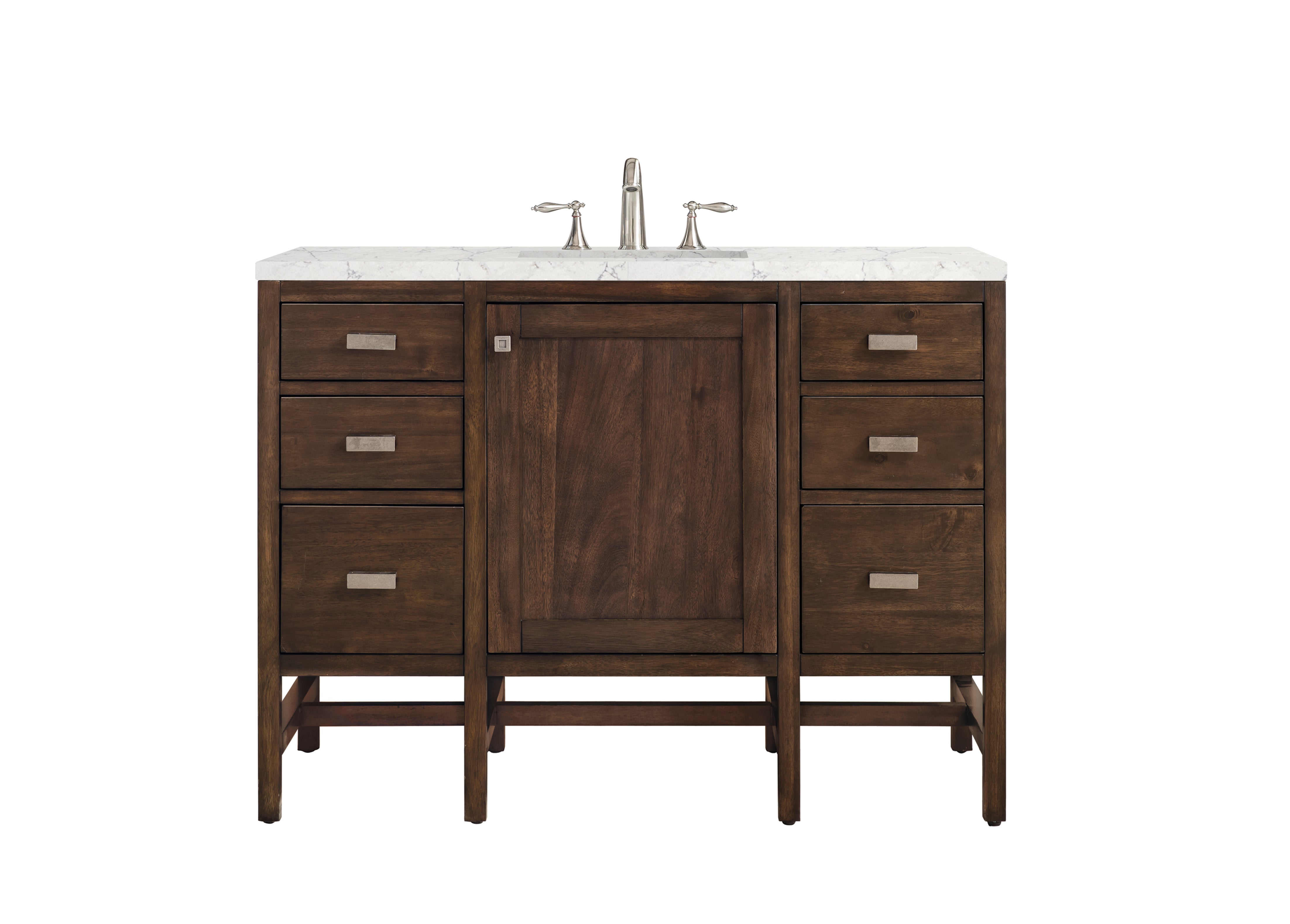 James Martin Addison 48" Single Vanity Set - Mid-Century Acacia by James Martin Vanities
