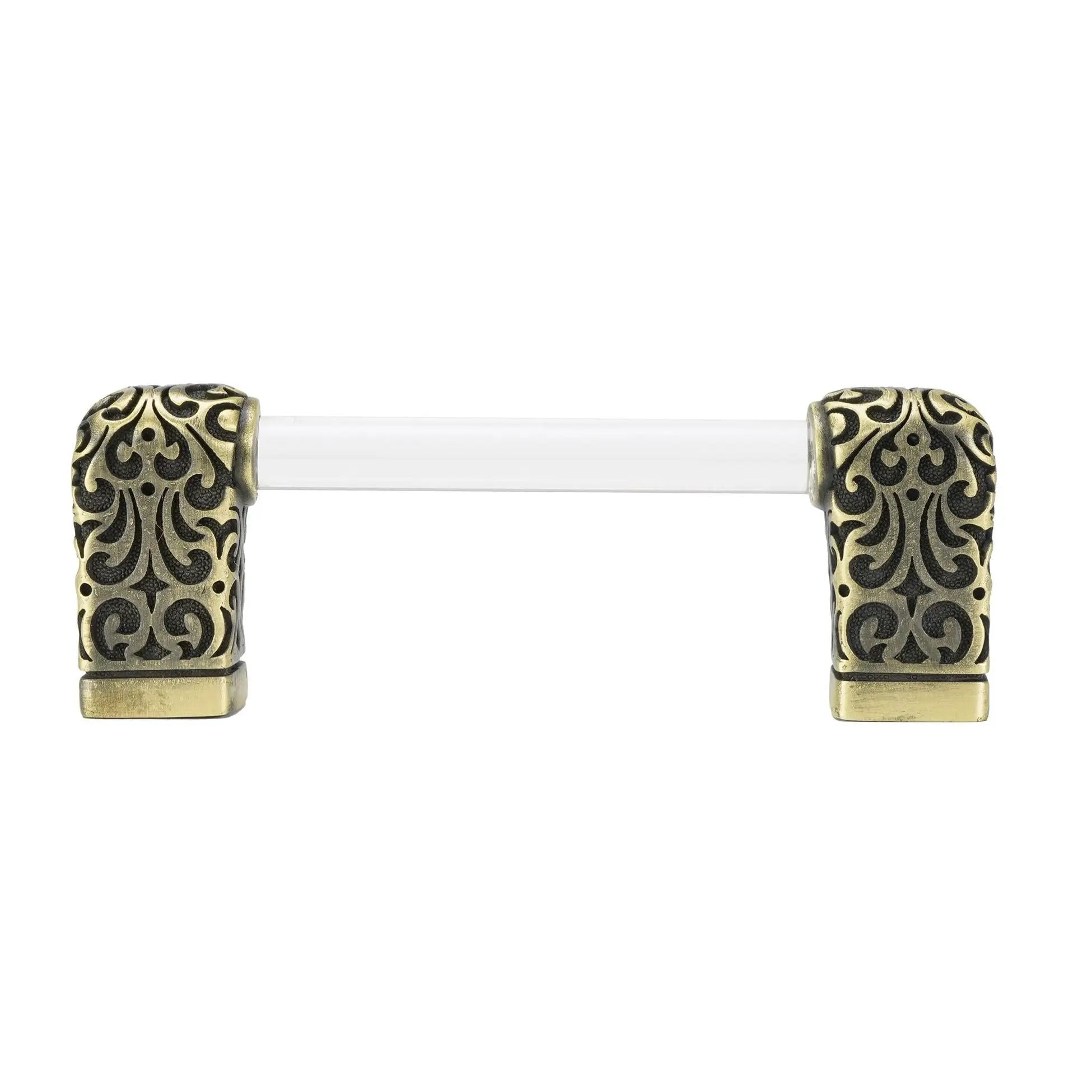 burnish brass pull