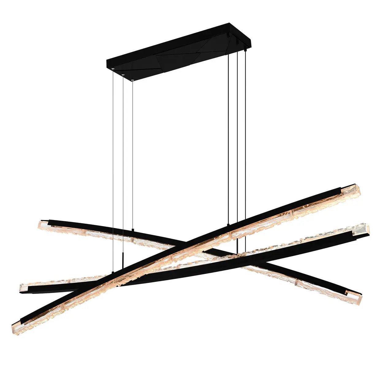 black chandelier