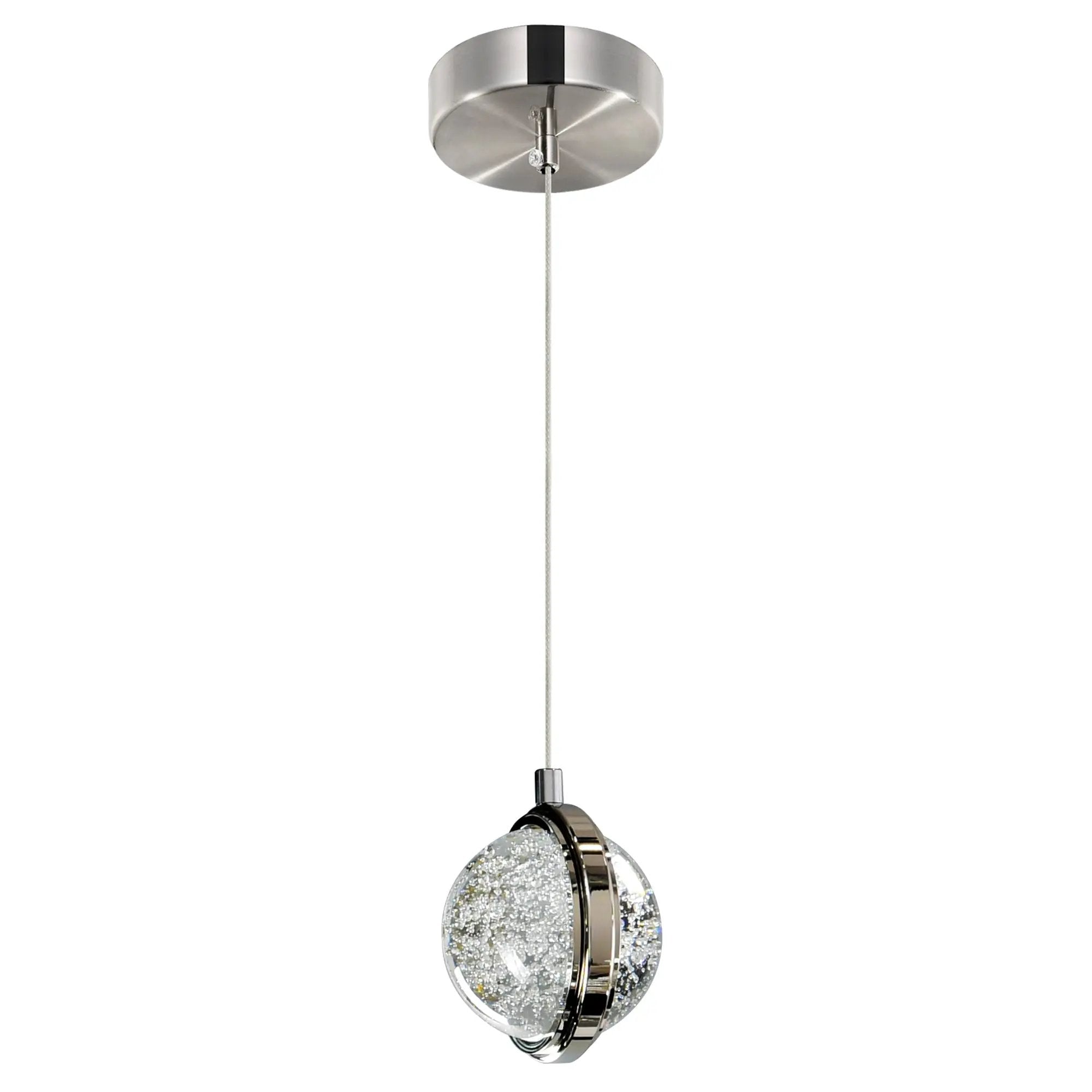 polished nickel mount base