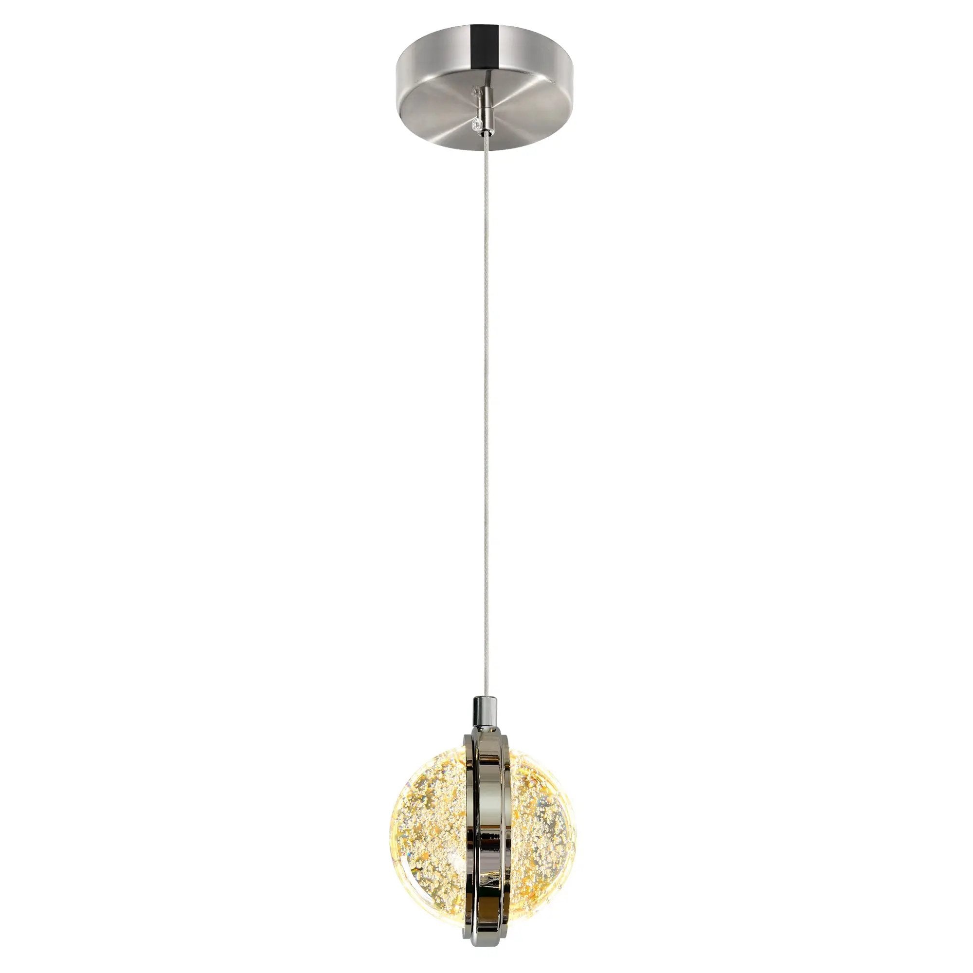 polished nickel mount base