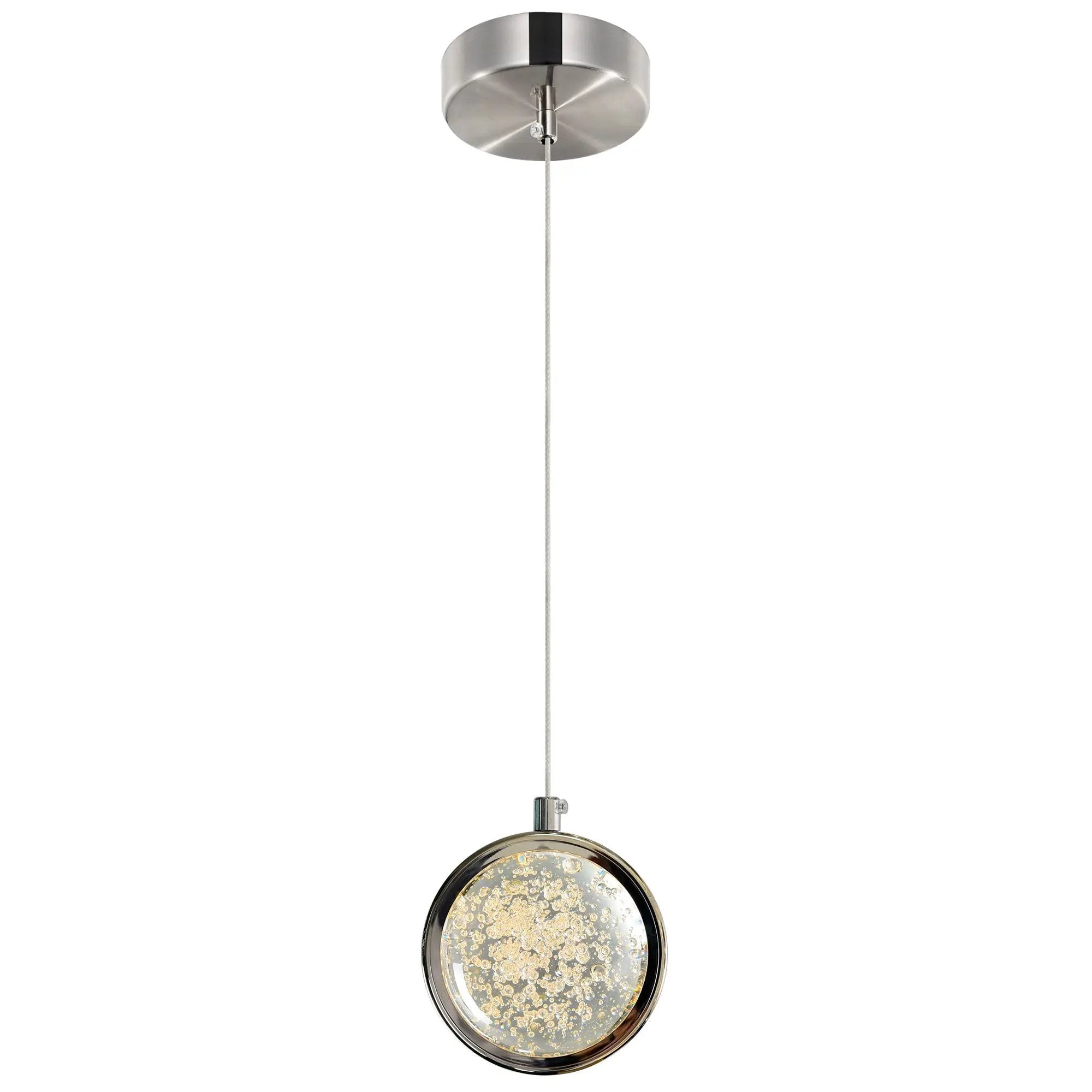 polished nickel mount base