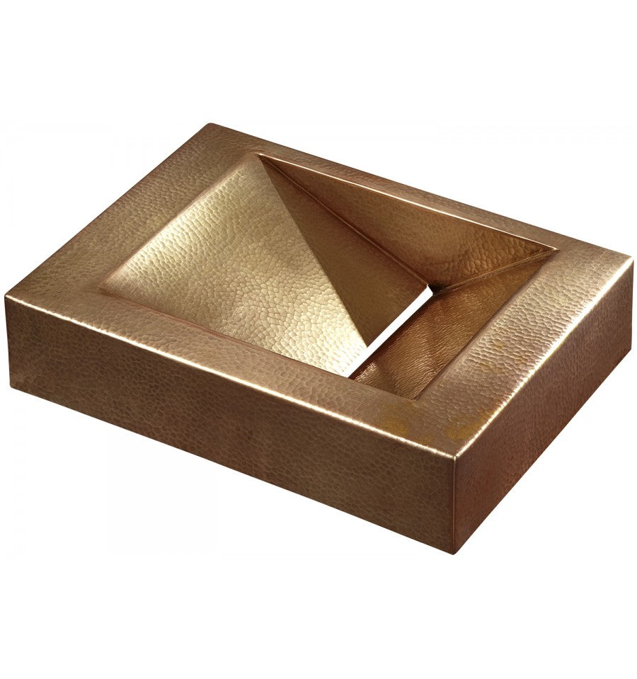 antique satin gold hammered sink