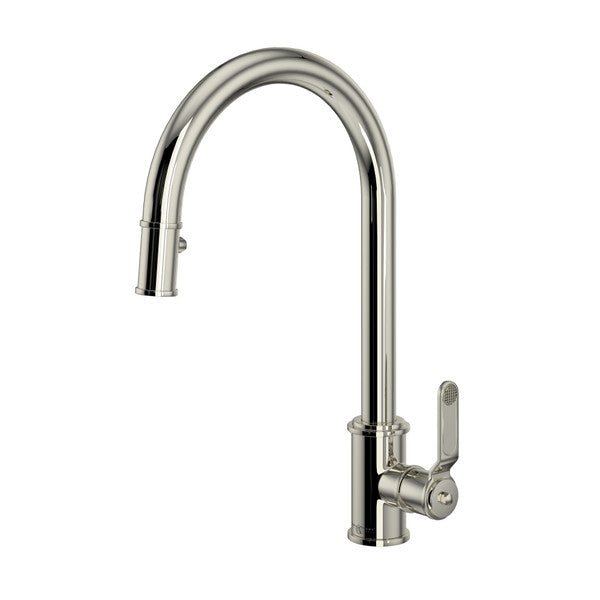 Rohl Armstrong Pull-Down Kitchen Faucet with C-Spout