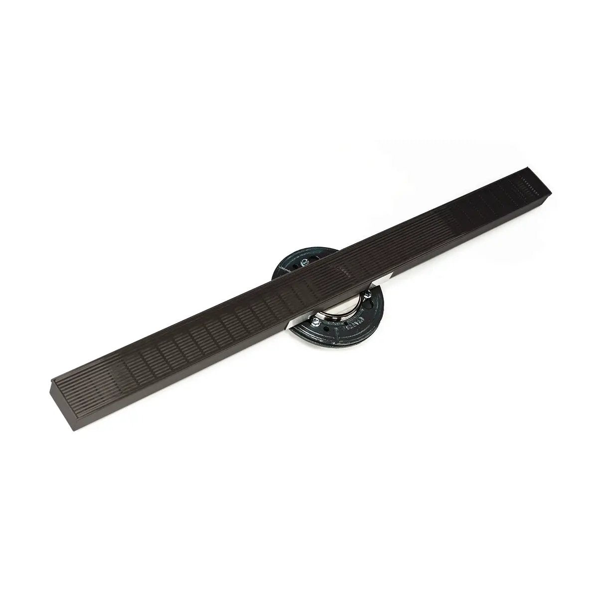 Infinity Drain 96" S-Stainless Steel Series High Flow Complete Kit with 2 1/2" Wedge Wire Grate with PVC Drain Body, 3" Outlet by Infinity Drain