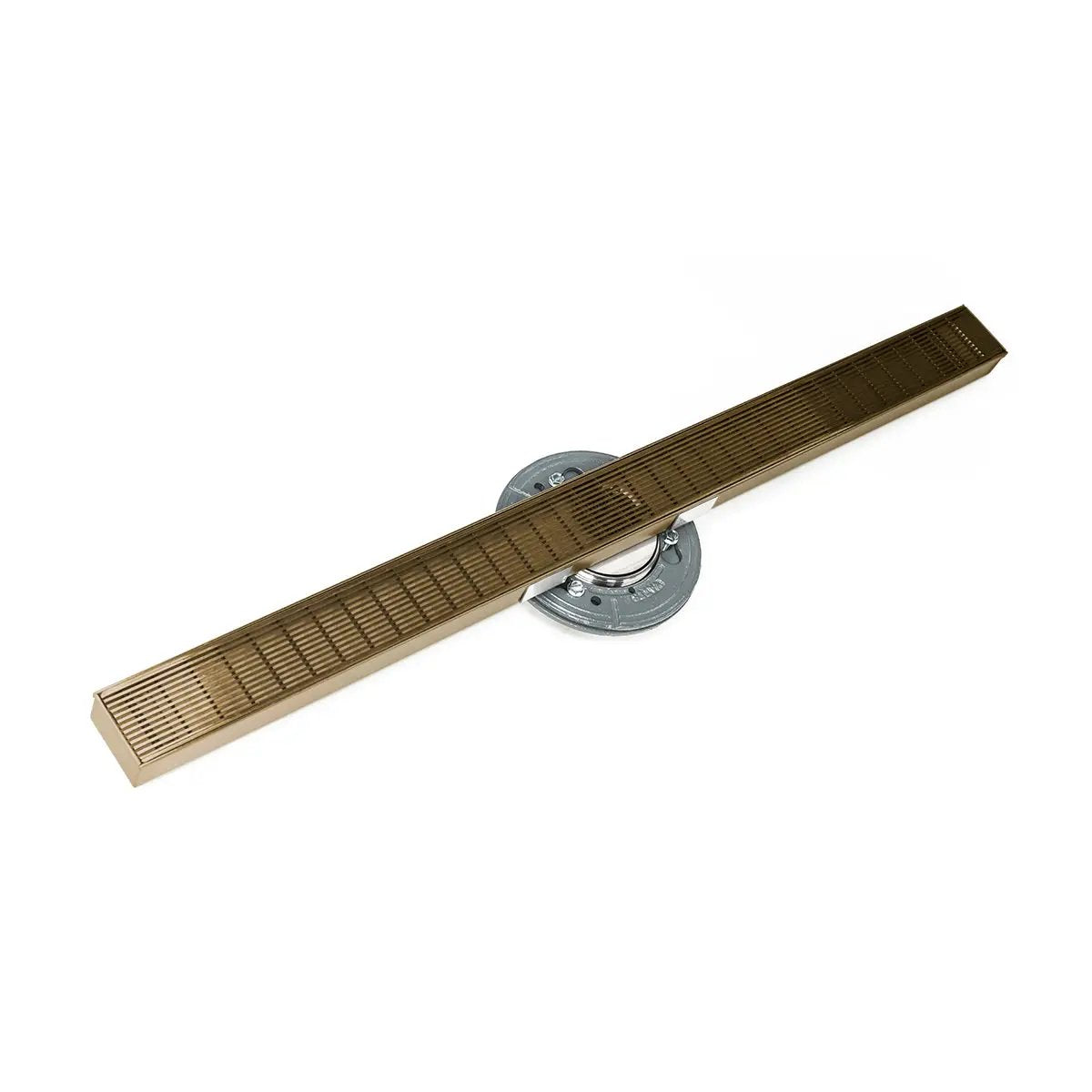 Infinity Drain 48" S-Stainless Steel Series High Flow Complete Kit with 2 1/2" Wedge Wire Grate with PVC Drain Body, 3" Outlet by Infinity Drain