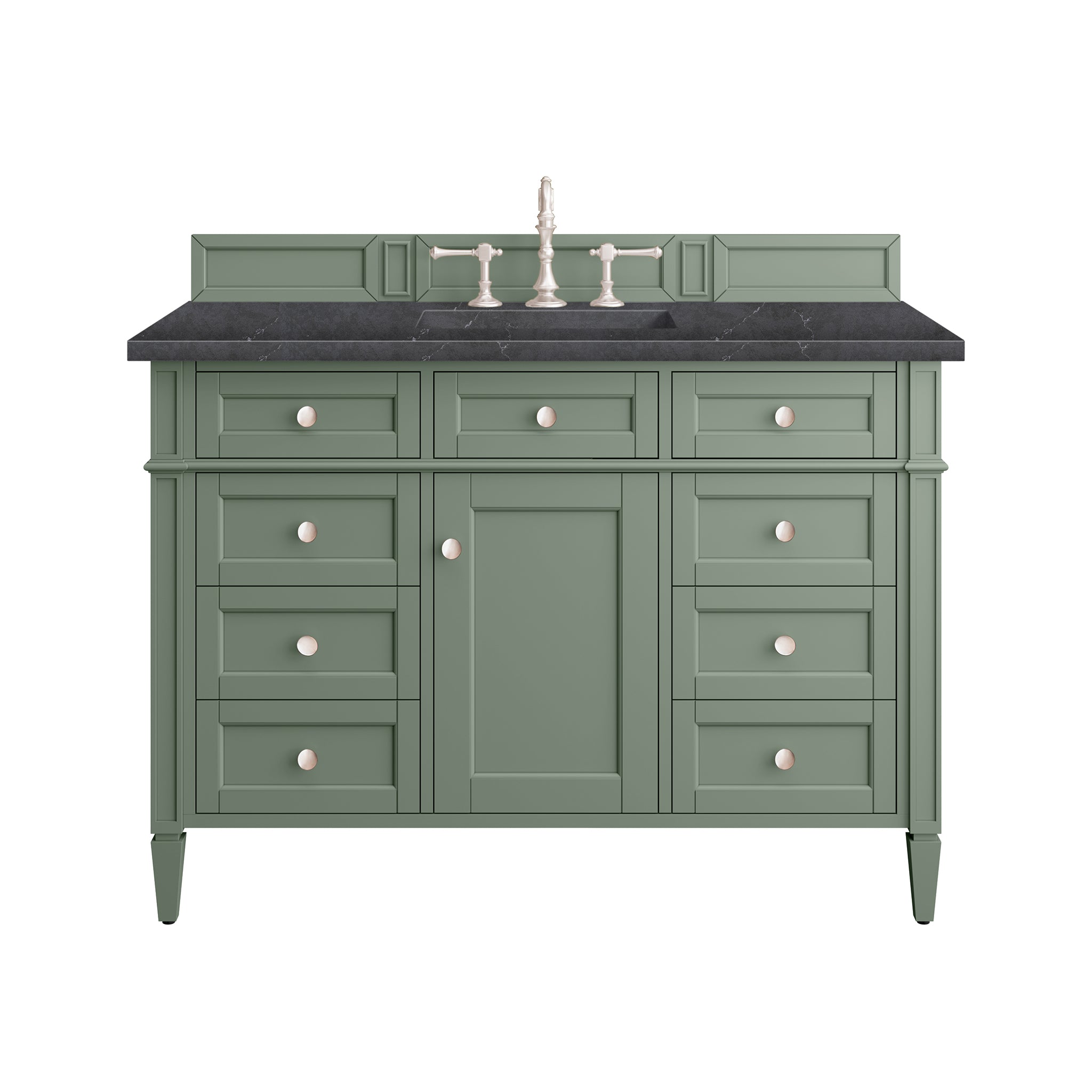 James Martin Vanities Brittany 48" Single Vanity - Smokey Celadon