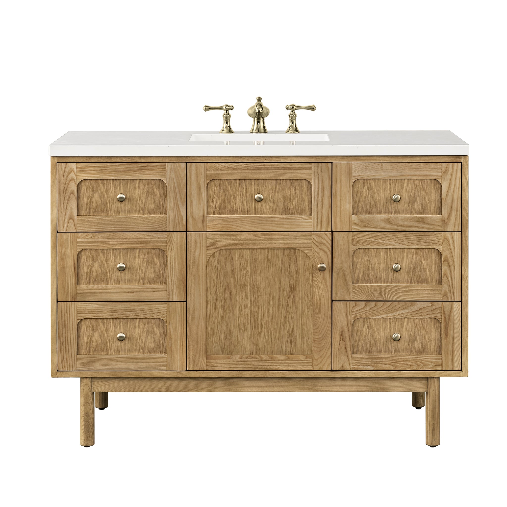 James Martin Vanities Laurent 48" Single Vanity - Light Natural Oak