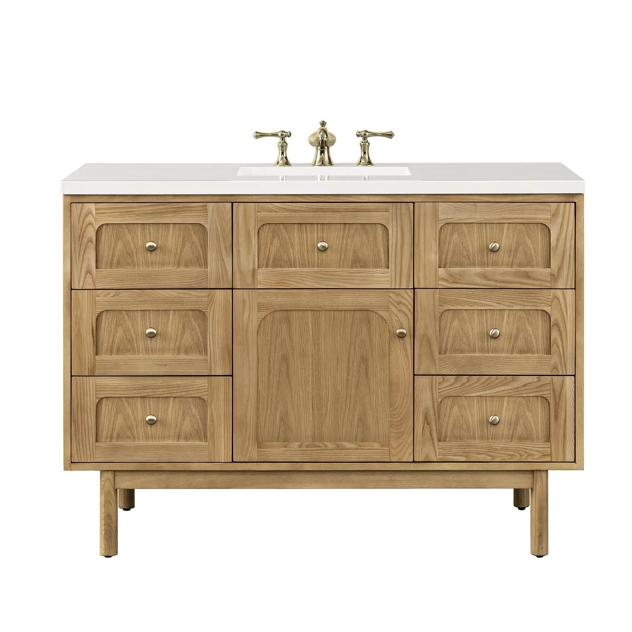 James Martin Laurent 48" Single Vanity Set - Light Natural Oak by James Martin Vanities