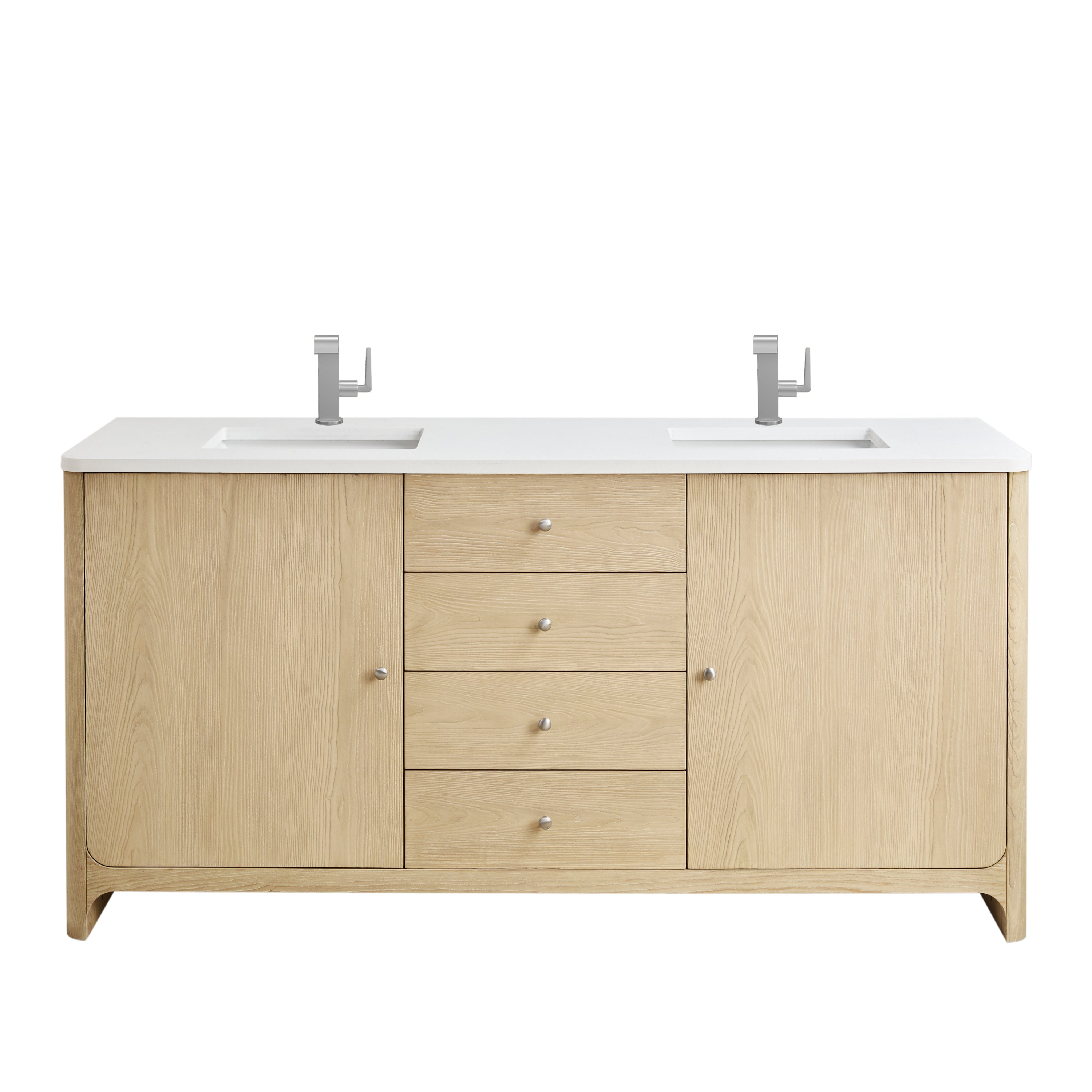 James Martin Vanities Gracyn 72" Double Vanity - Coastal Driftwood