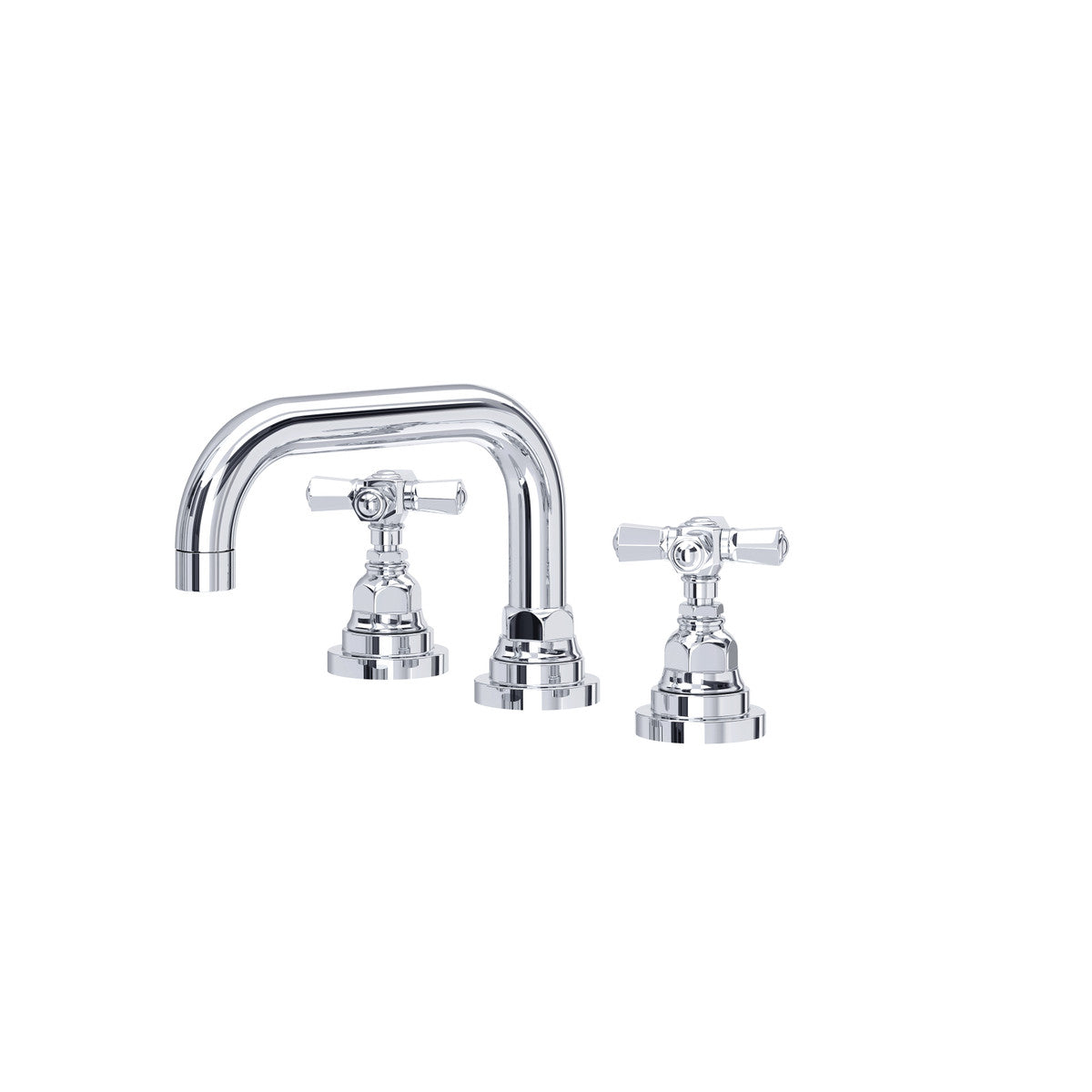 polished chrome bathroom faucet