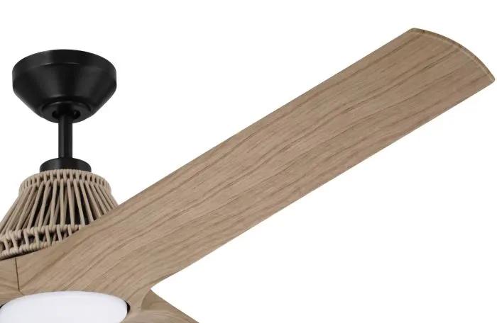 flat black ceiling fans