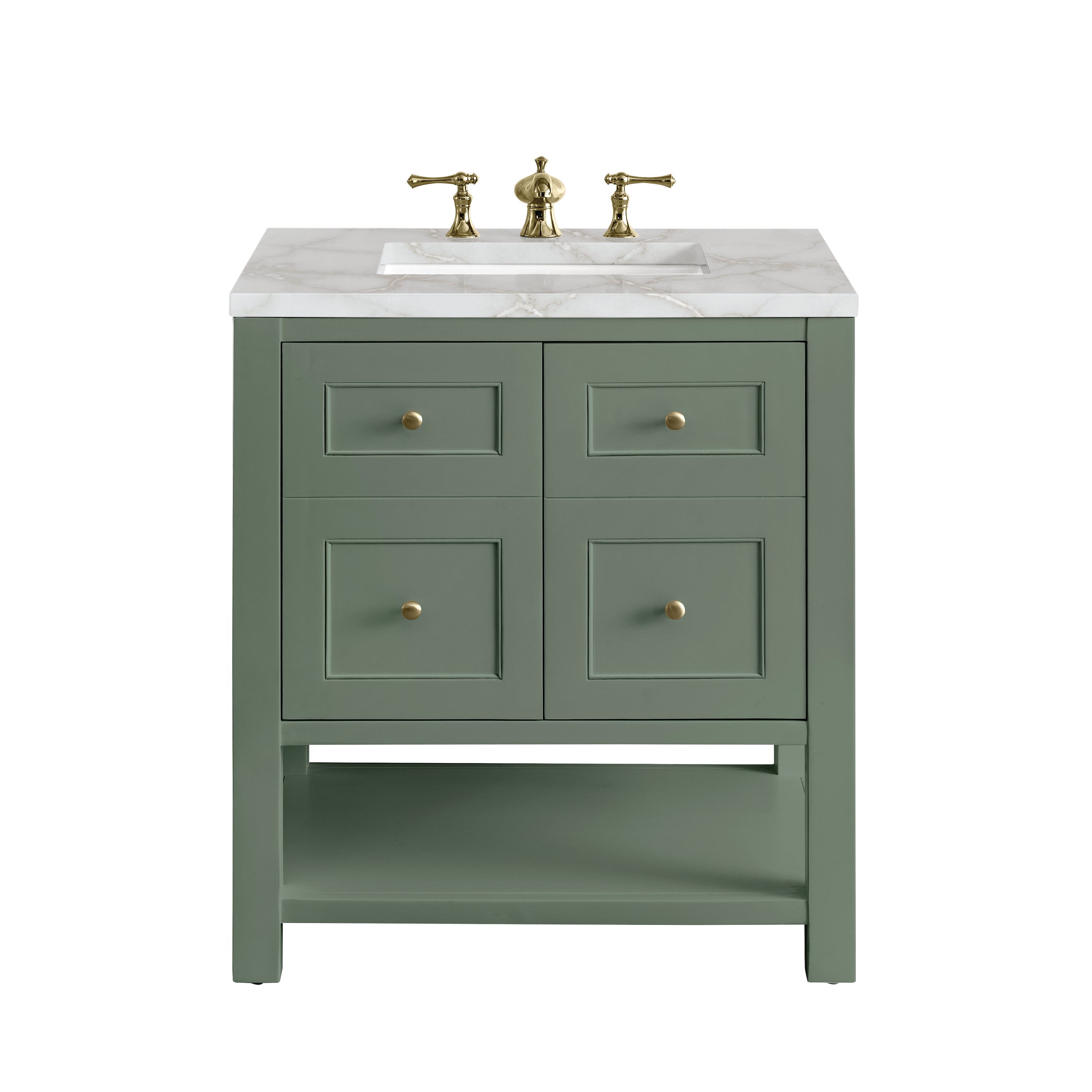 James Martin Vanities Breckenridge 30" Single Vanity - Smokey Celadon