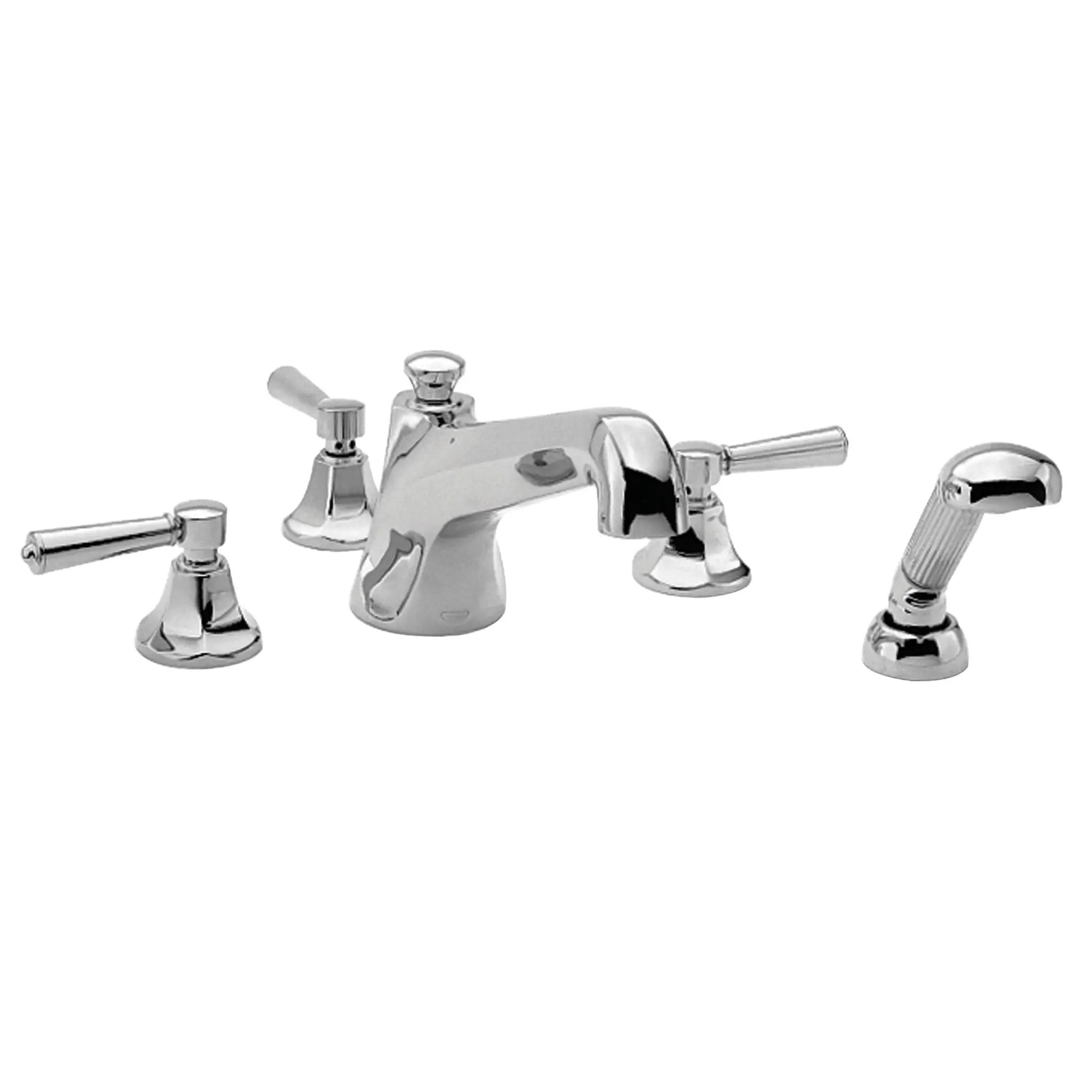 polished chrome tub faucet