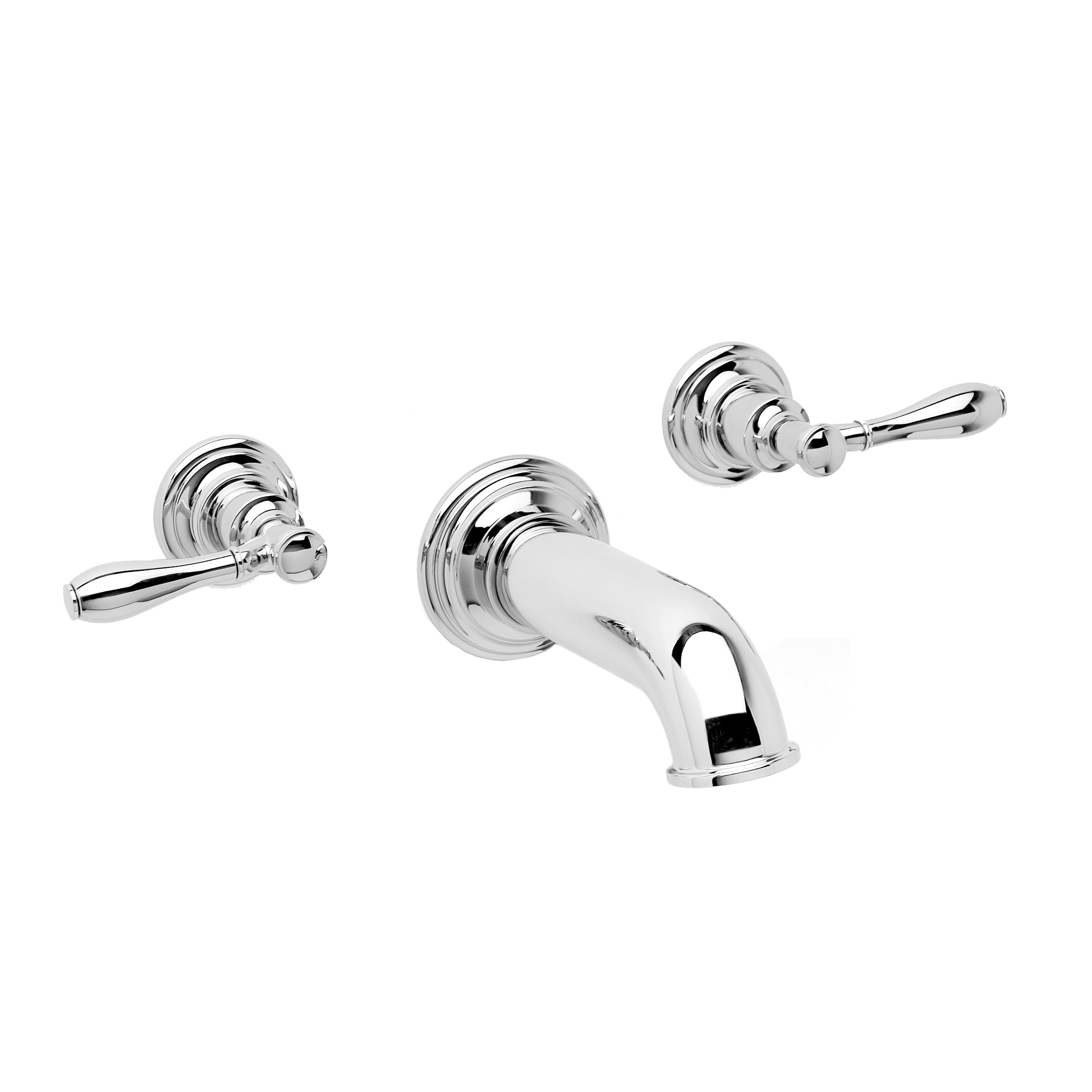 polished chrome tub faucet