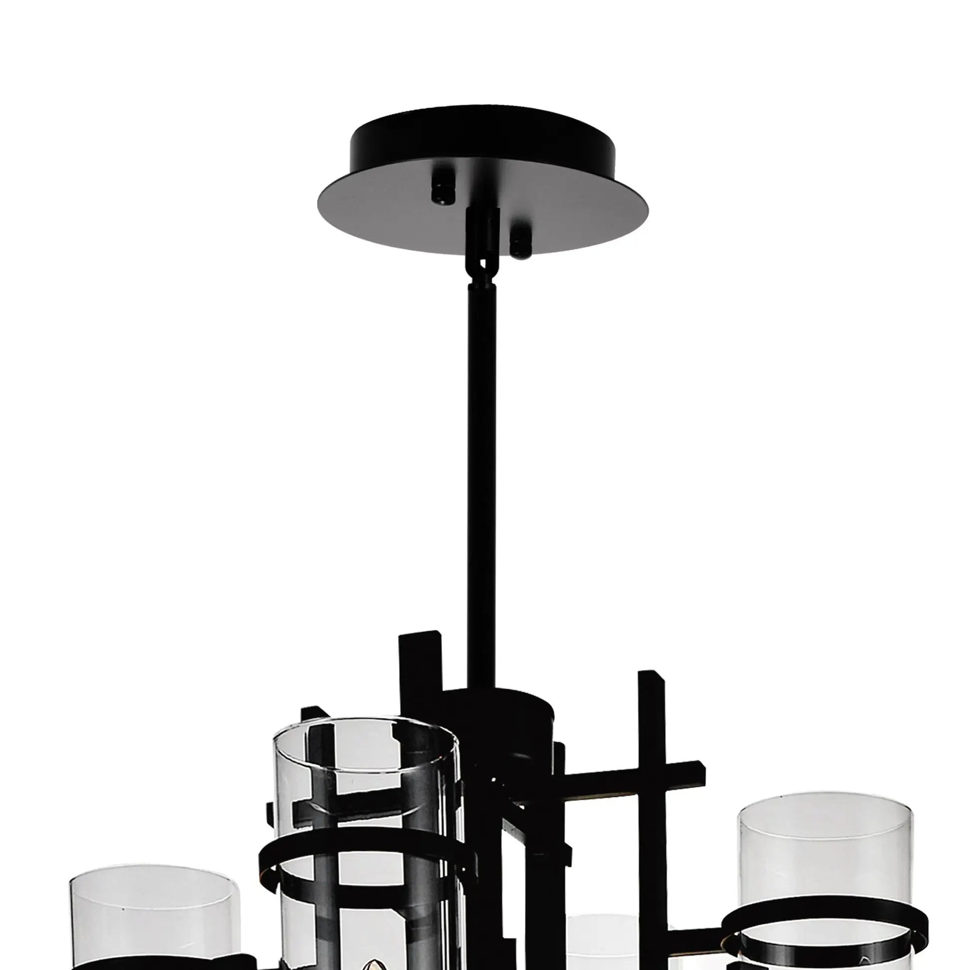 black chandelier