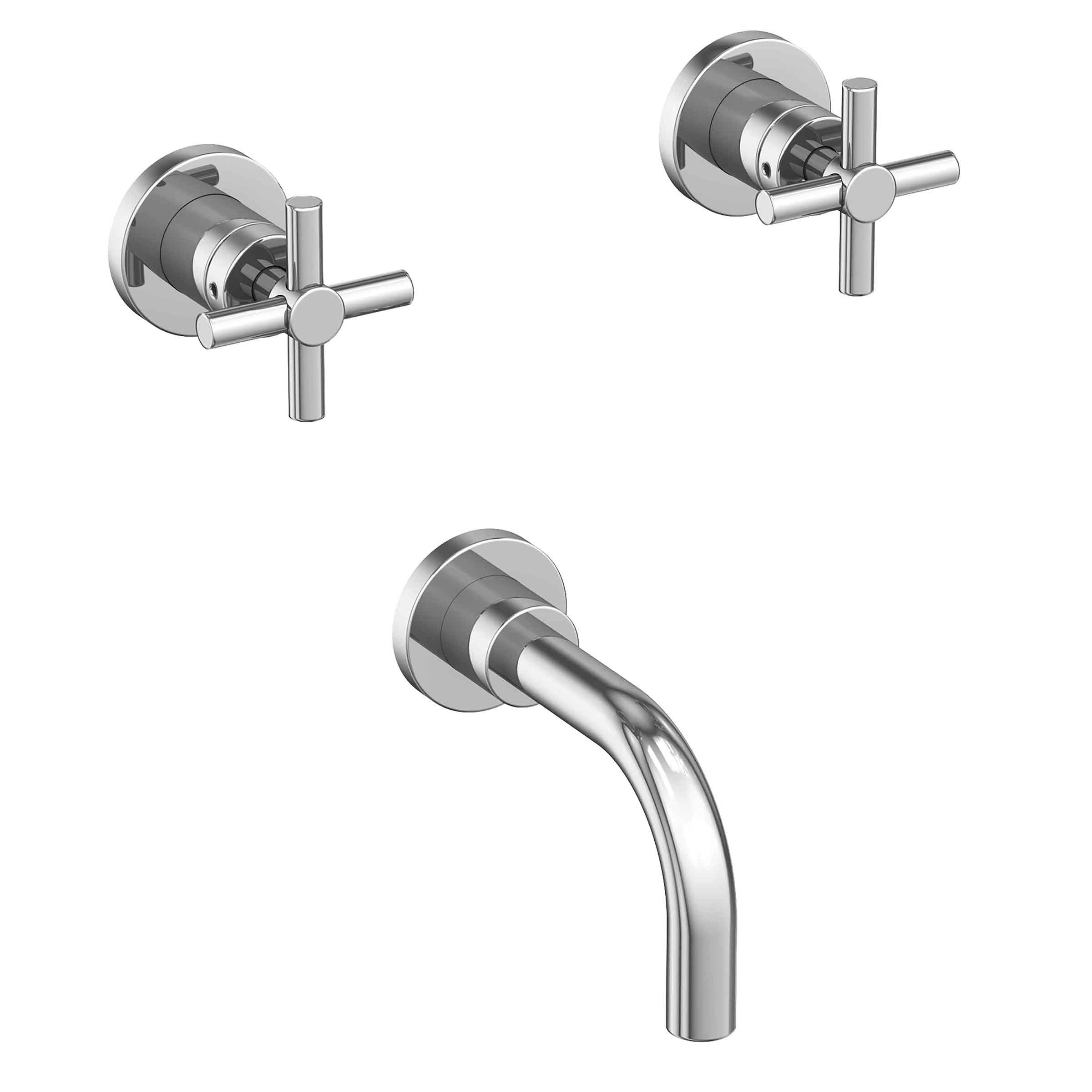 polished chrome tub faucet