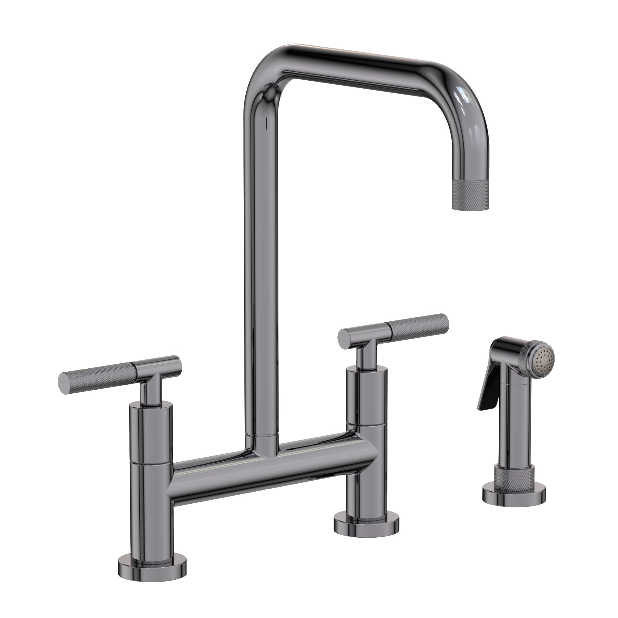 Newport Brass Muncy Kitchen Bridge Faucet with Side Spray by Newport Brass