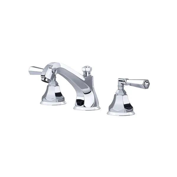 polished chrome bathroom faucet