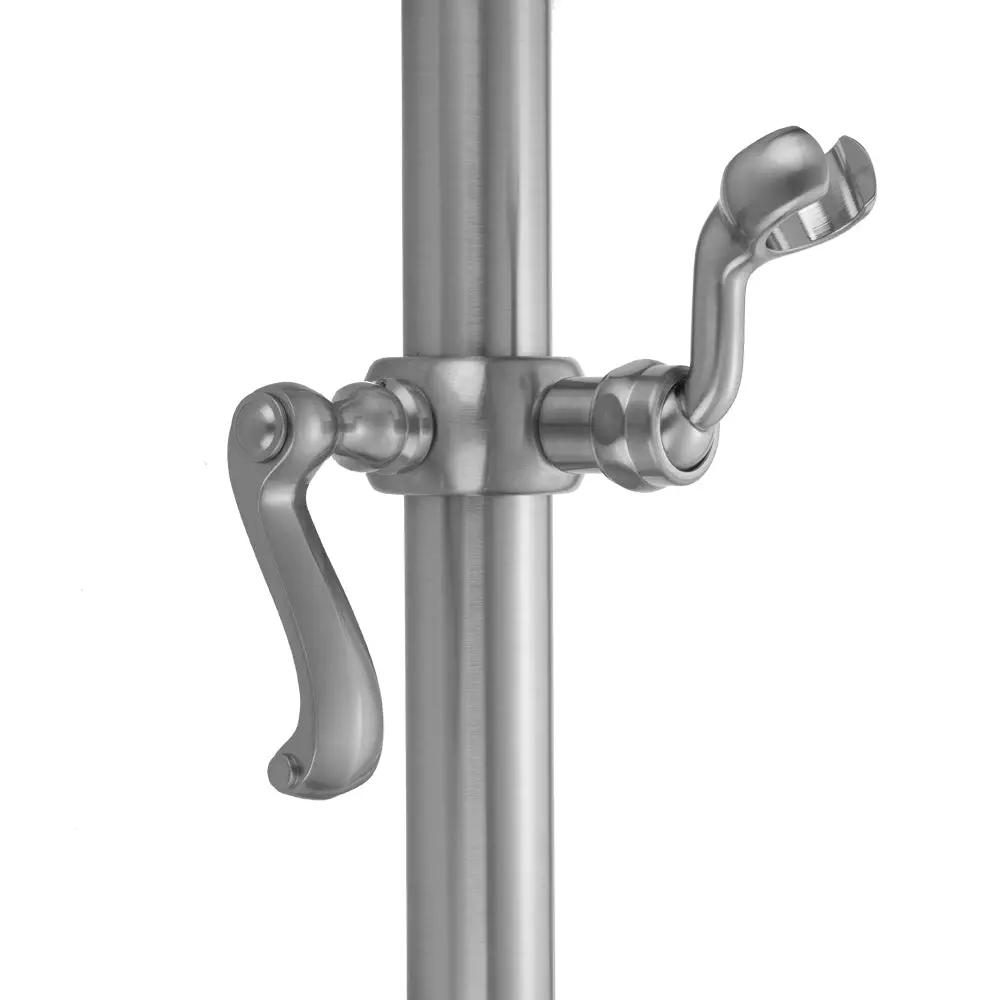 polished chrome grab bar