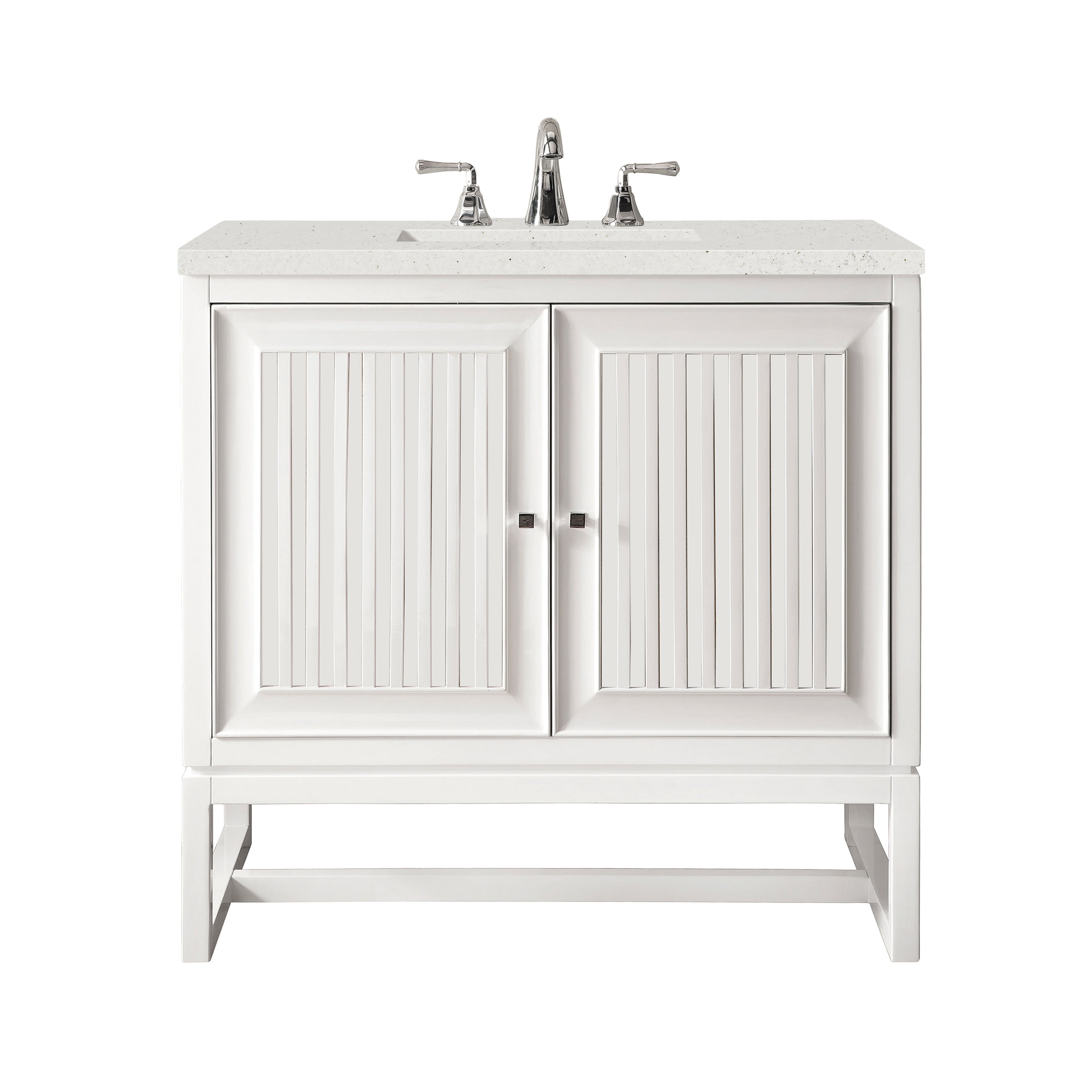 James Martin Vanities Athens 30" Single Vanity - Glossy White