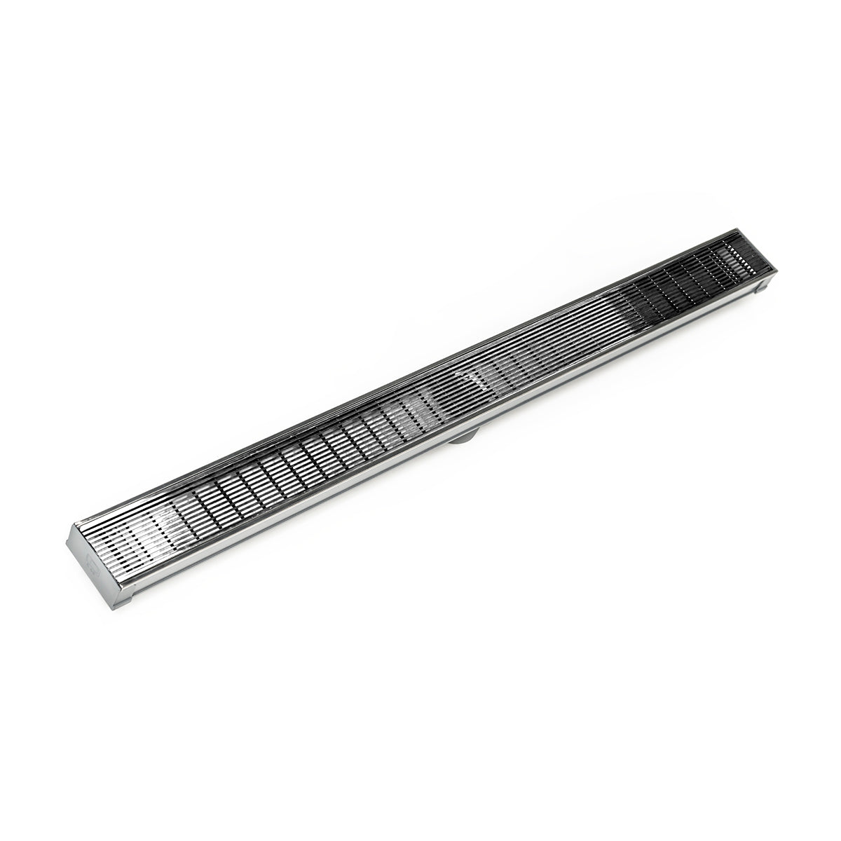 Infinity Drain 60" S-PVC Series Low Profile Complete Kit with 2 1/2" Wedge Wire Grate by Infinity Drain