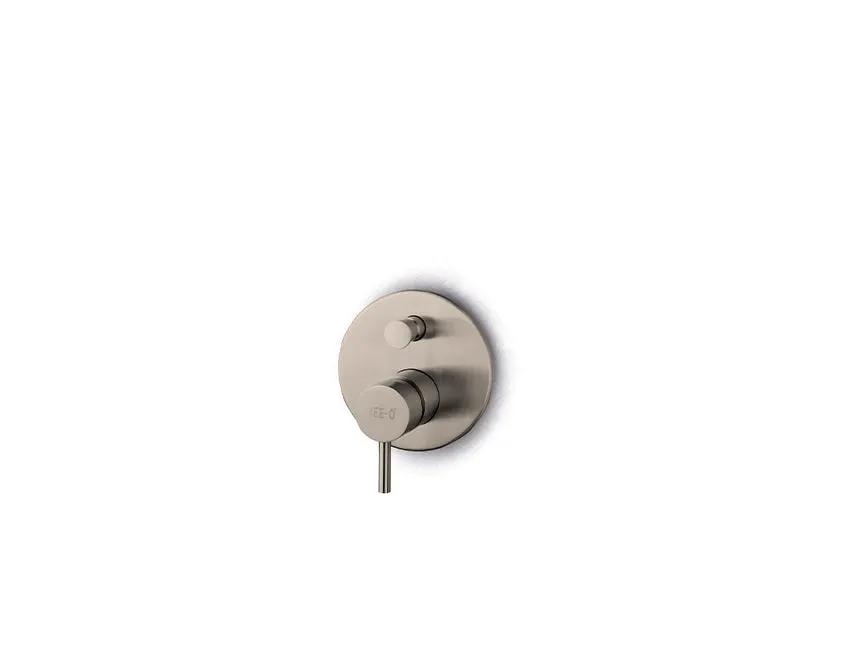 JEE-O Slimline Bath/Shower Faucet 02 Stainless Steel with Diverter by Jee-O