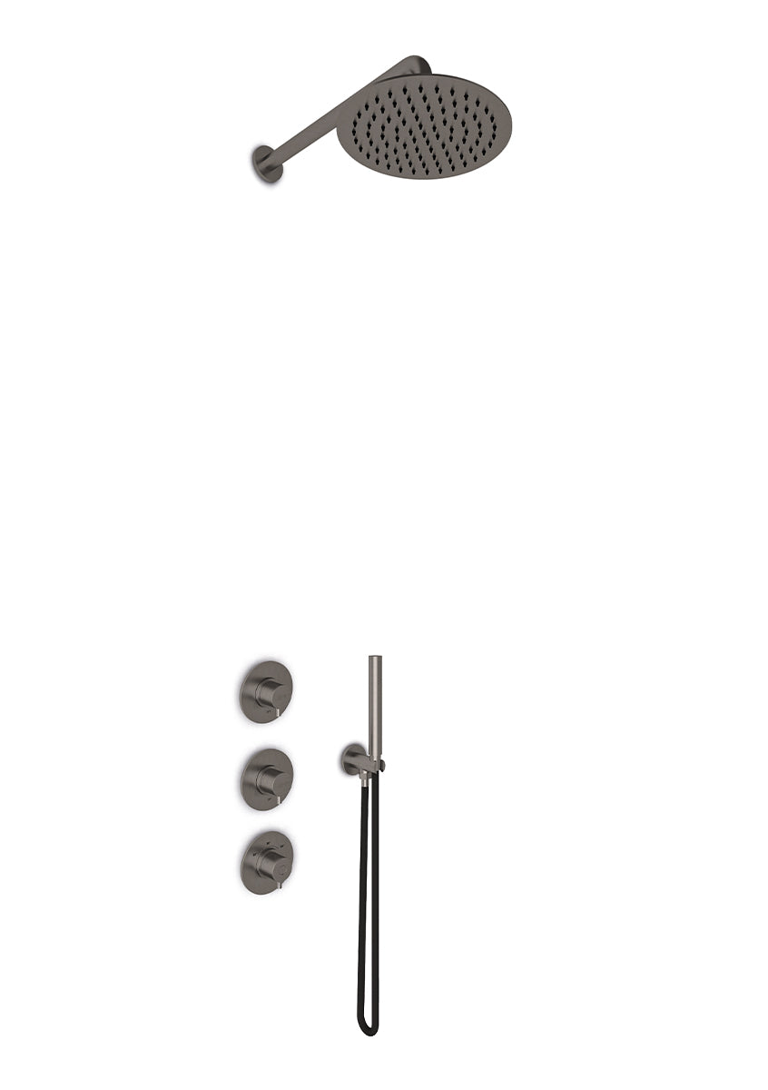 JEE-O Slimline Shower Set 02 Stainless Steel
