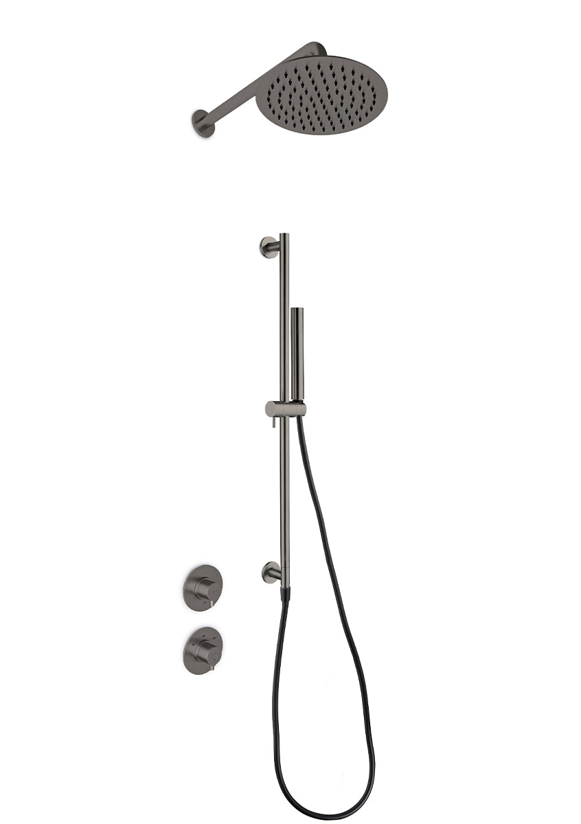 JEE-O Slimline Shower Set 04 Stainless Steel