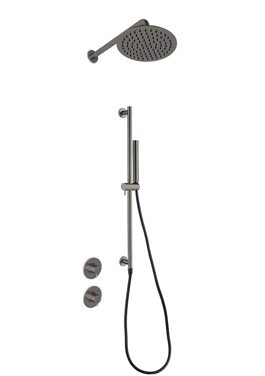 JEE-O Slimline Shower Set 04 Stainless Steel by Jee-O