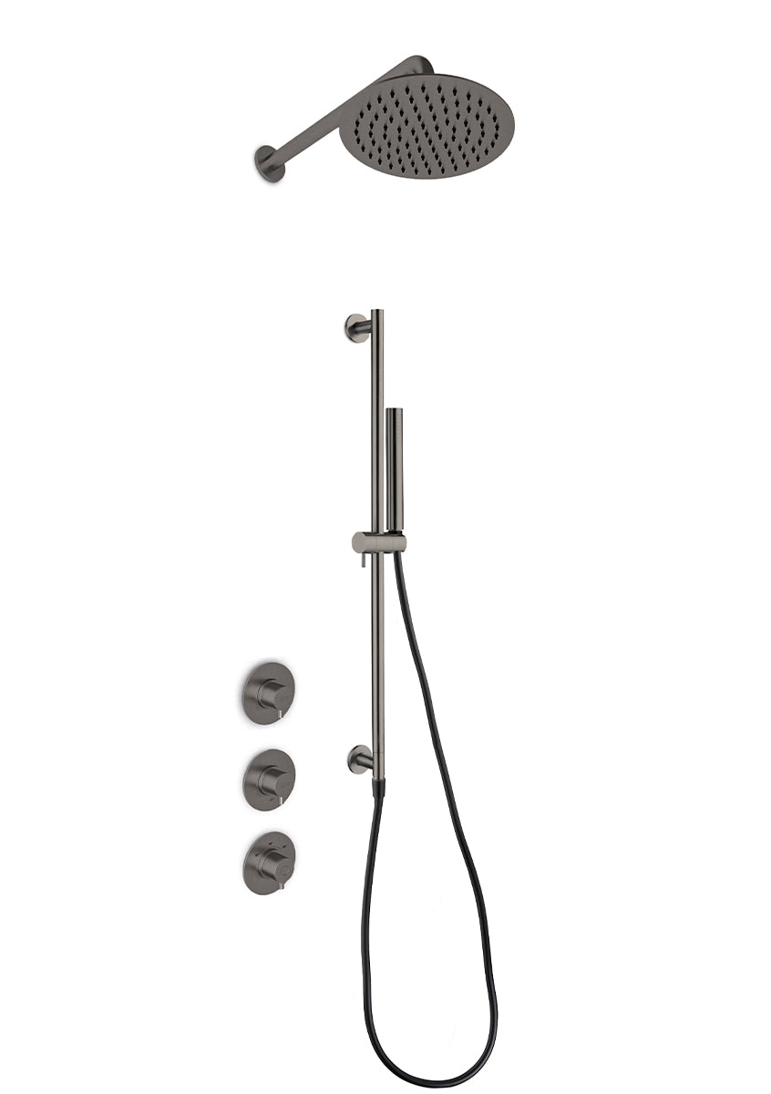 JEE-O Slimline Shower Set 05 Stainless Steel