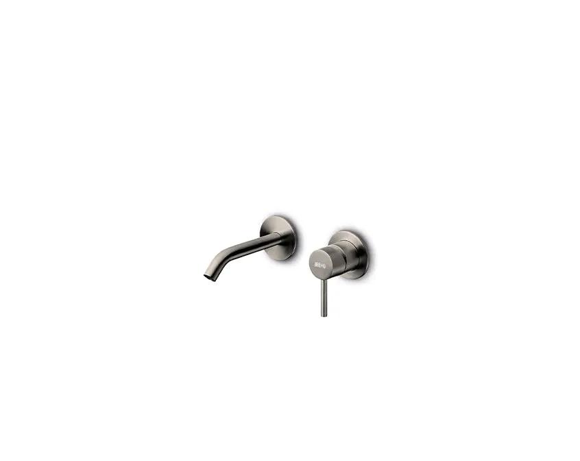 JEE-O Slimline Basin Faucet Wall Mounted Stainless Steel with Concealed Body by Jee-O