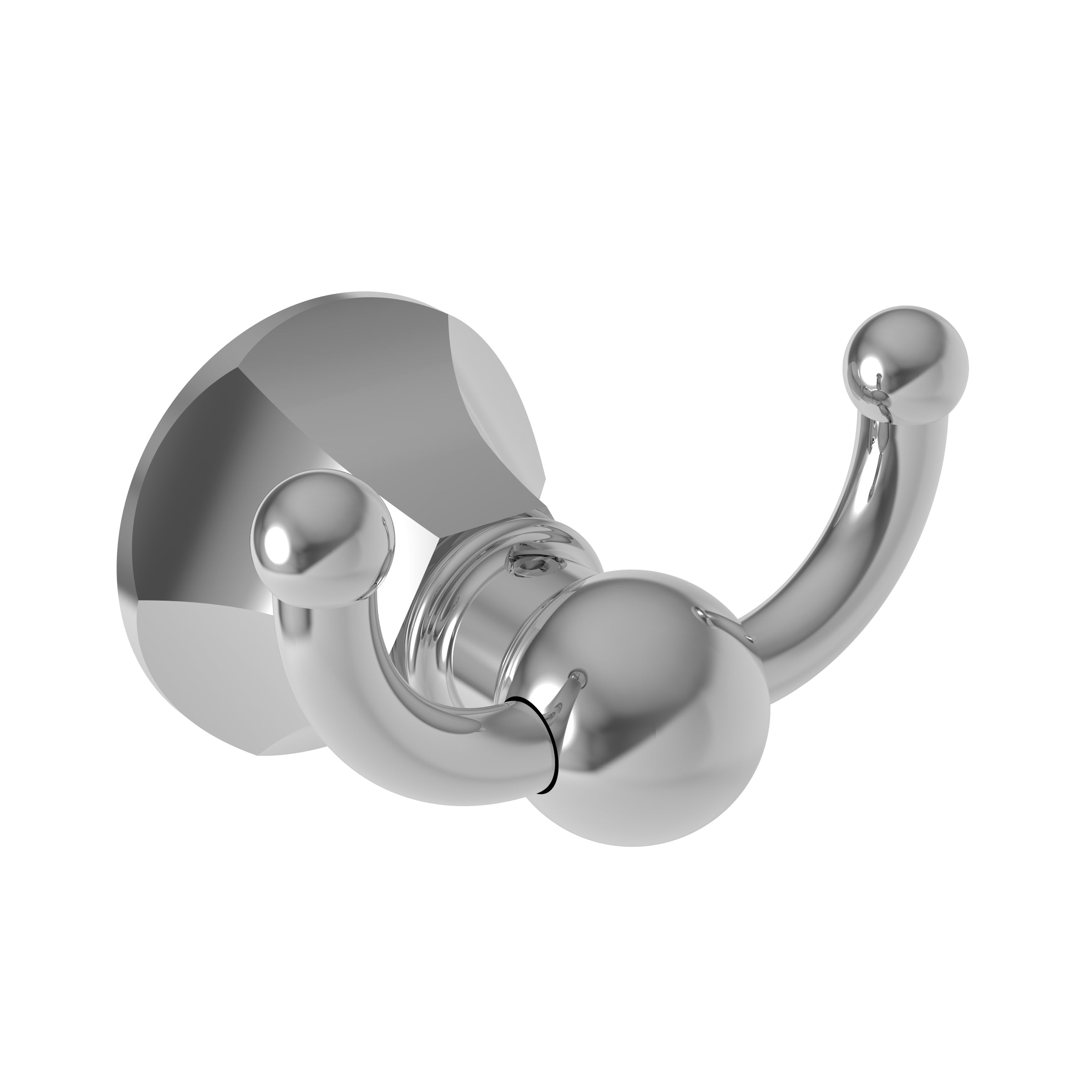 polished chrome robe hook