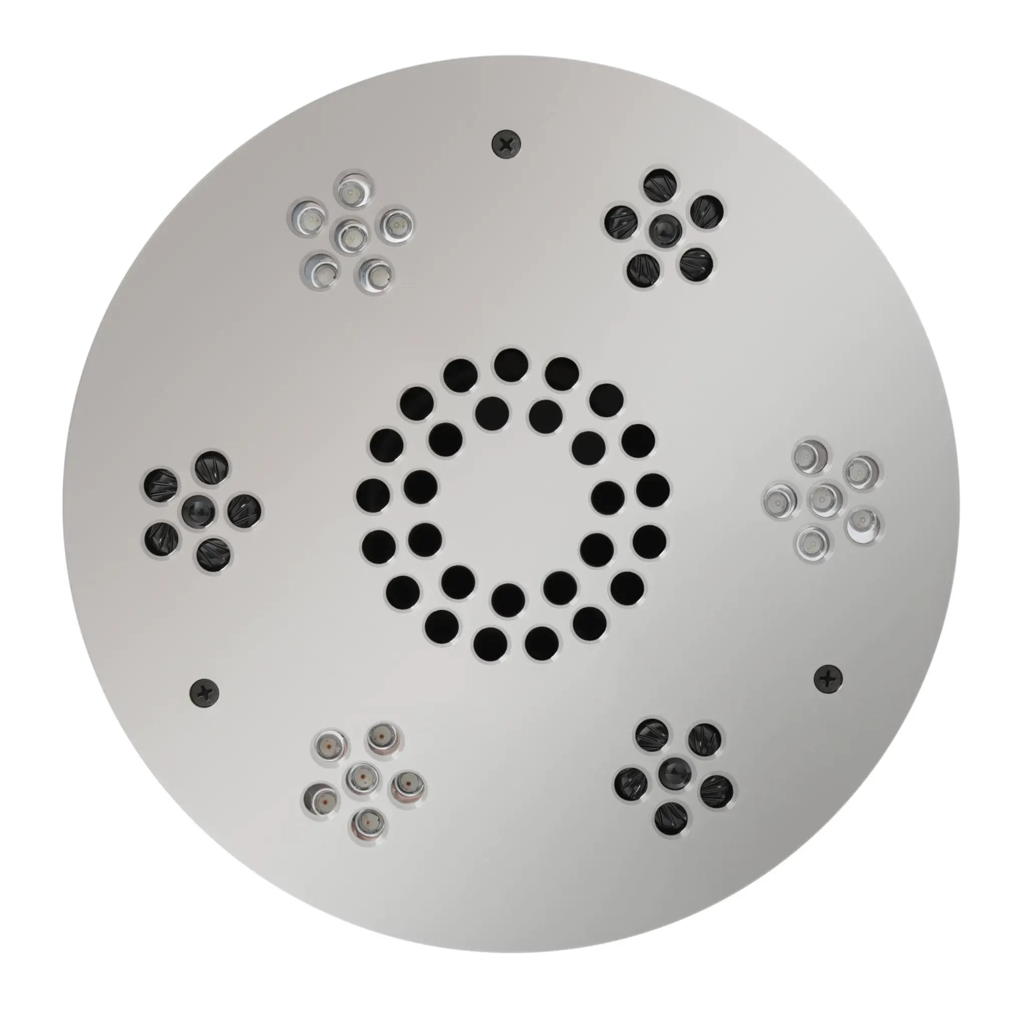 polished chrome music system