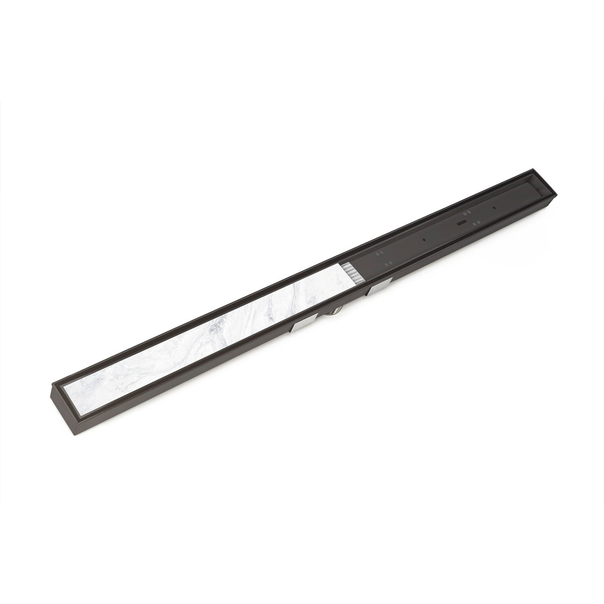 Infinity Drain 36" S-Stainless Steel Series Complete Kit with Low Profile Tile Insert Frame by Infinity Drain