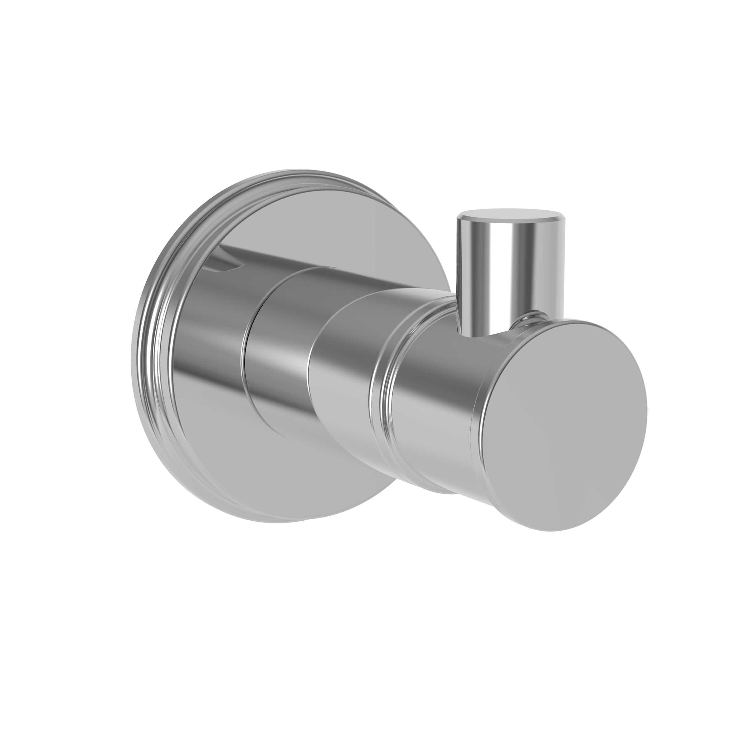 polished chrome robe hook