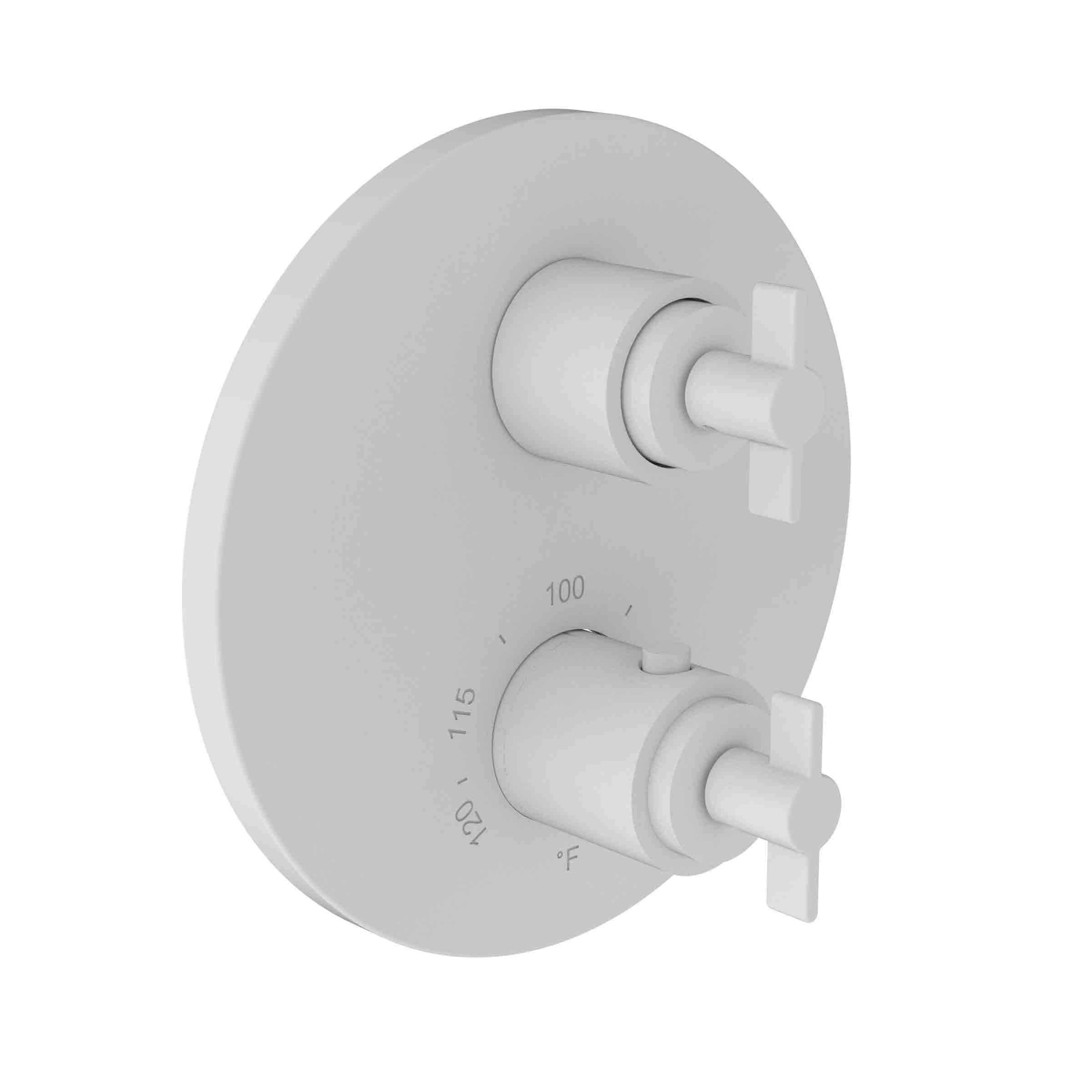 Newport Brass Tolmin 1/2" Round Thermostatic Trim Plate with Handle