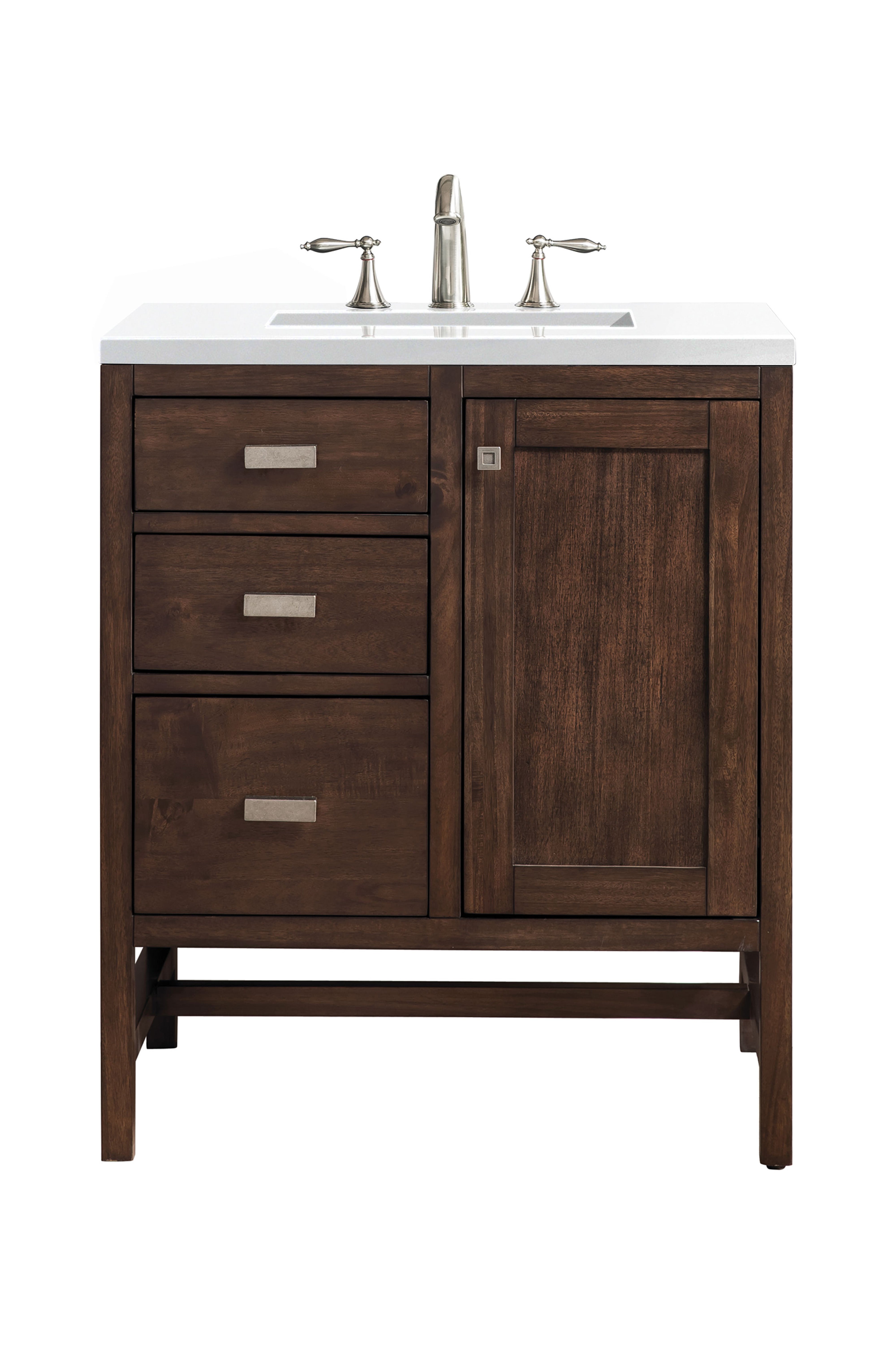 James Martin Vanities Addison 30" Single Vanity - Mid-Century Acacia