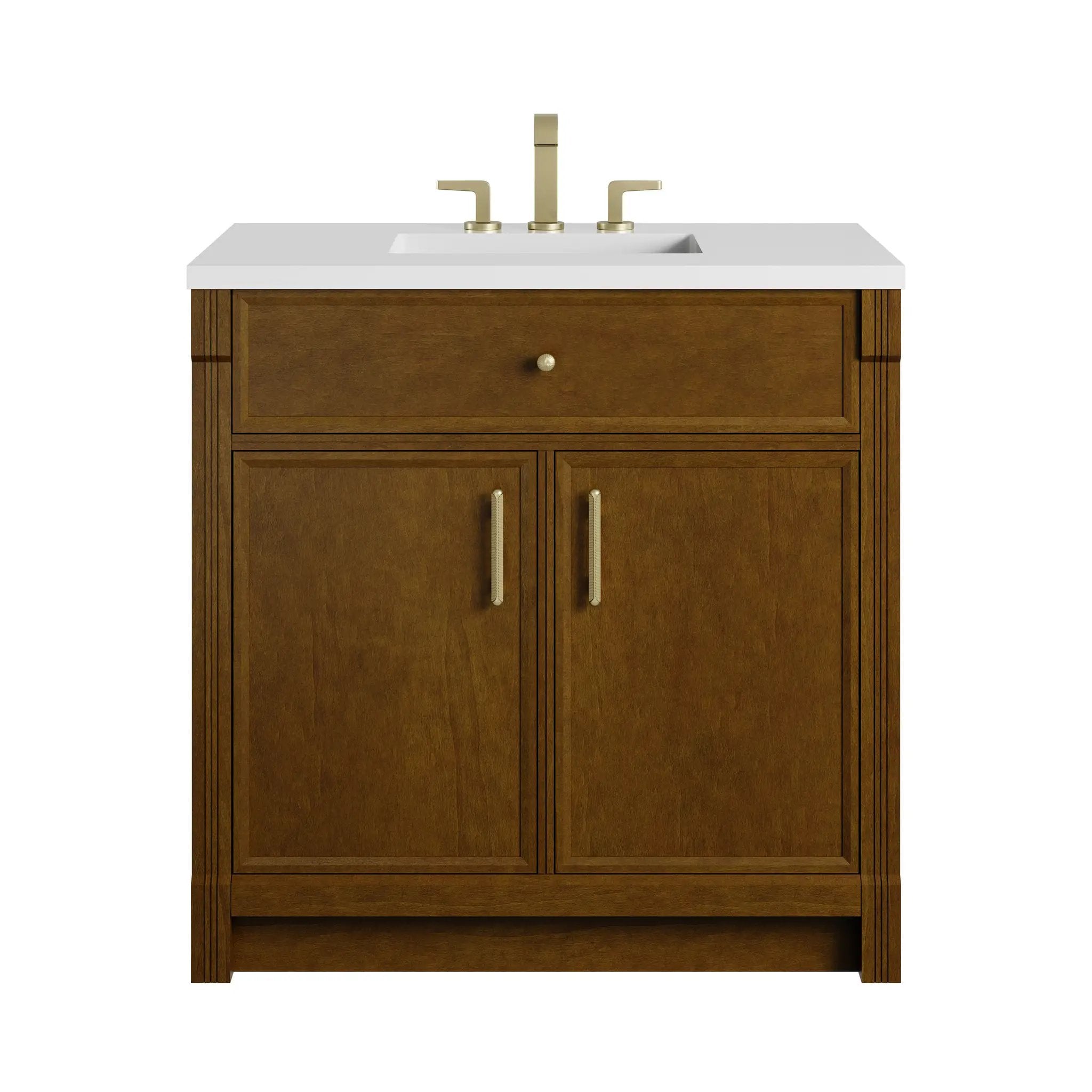James Martin Bellshire 36" Single Vanity Set - Honey Oak by James Martin Vanities