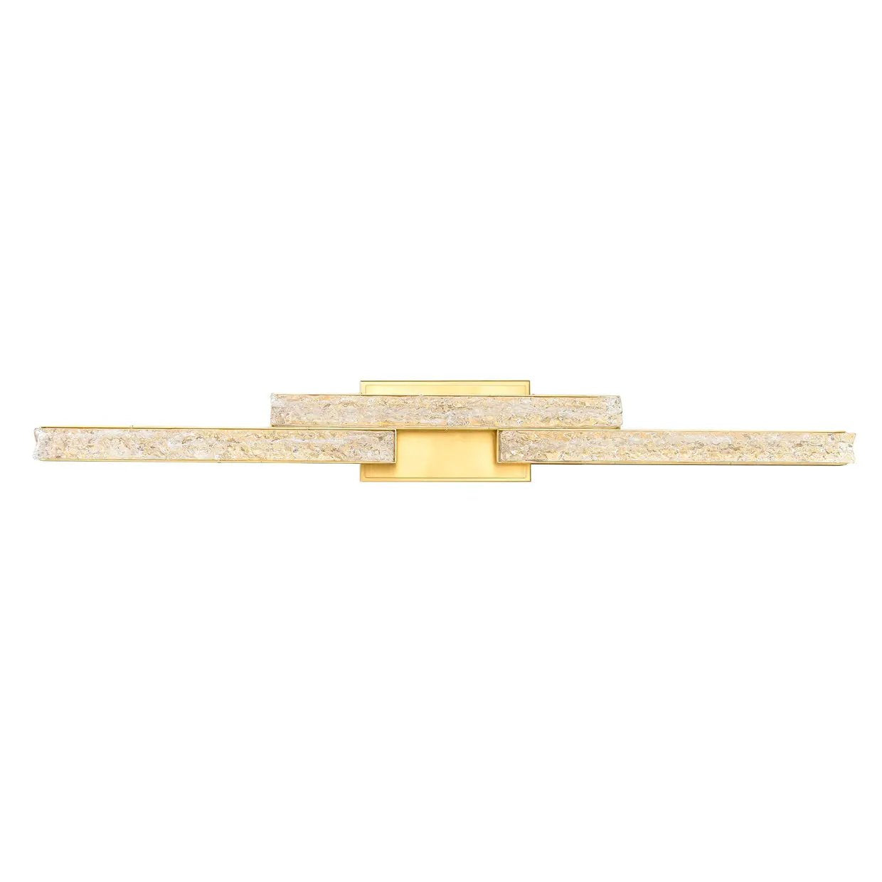 CWI Lighting Stagger Integrated LED 36" Vanity Light with Handcrafted Glass by CWI Lighting