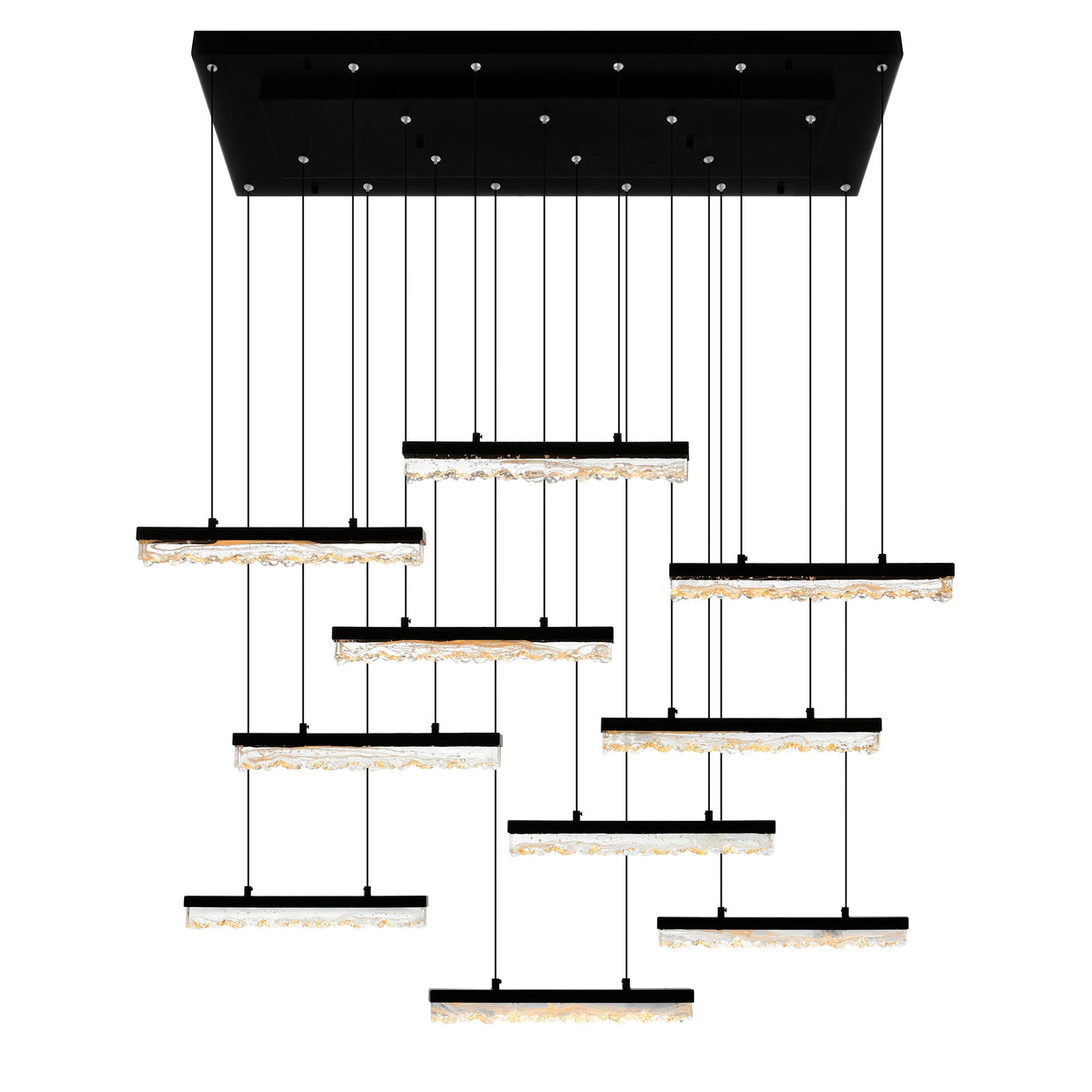 black chandelier