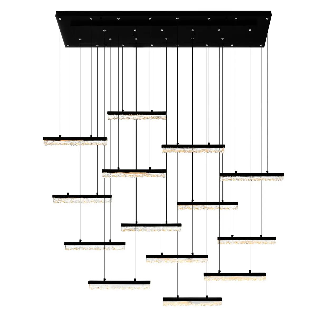 black chandelier